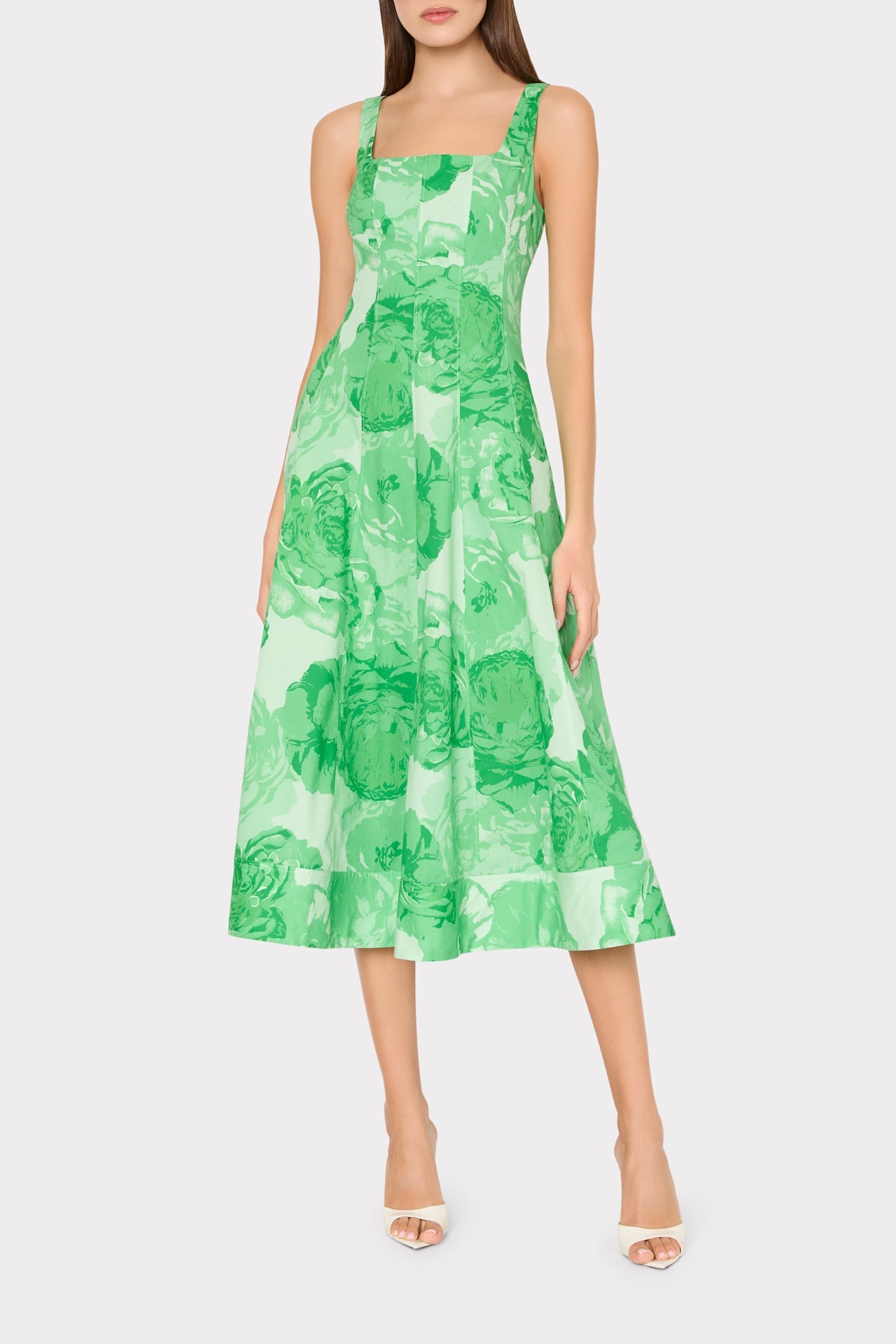 Nia Printed Poplin Dress