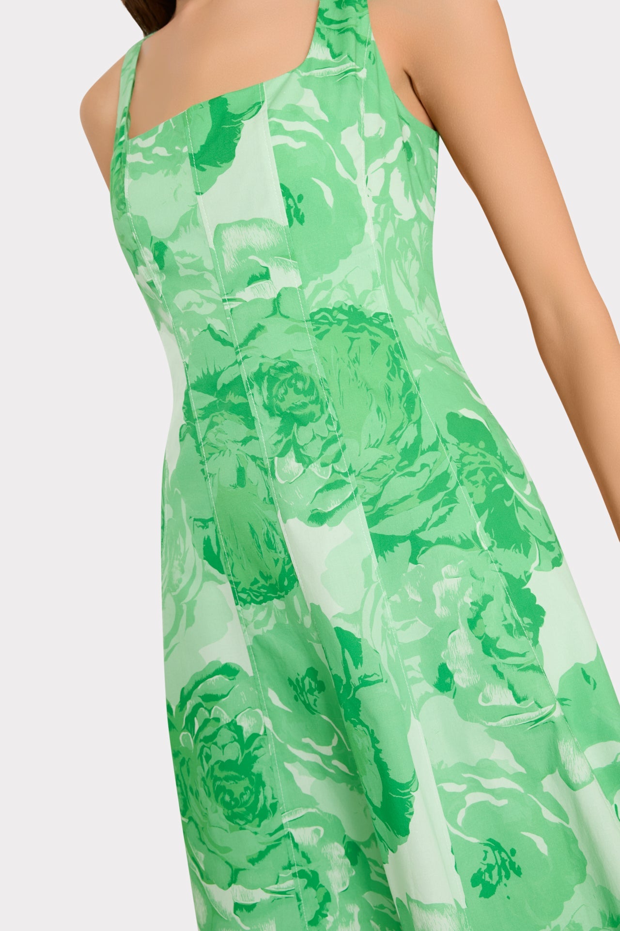 Nia Printed Poplin Dress