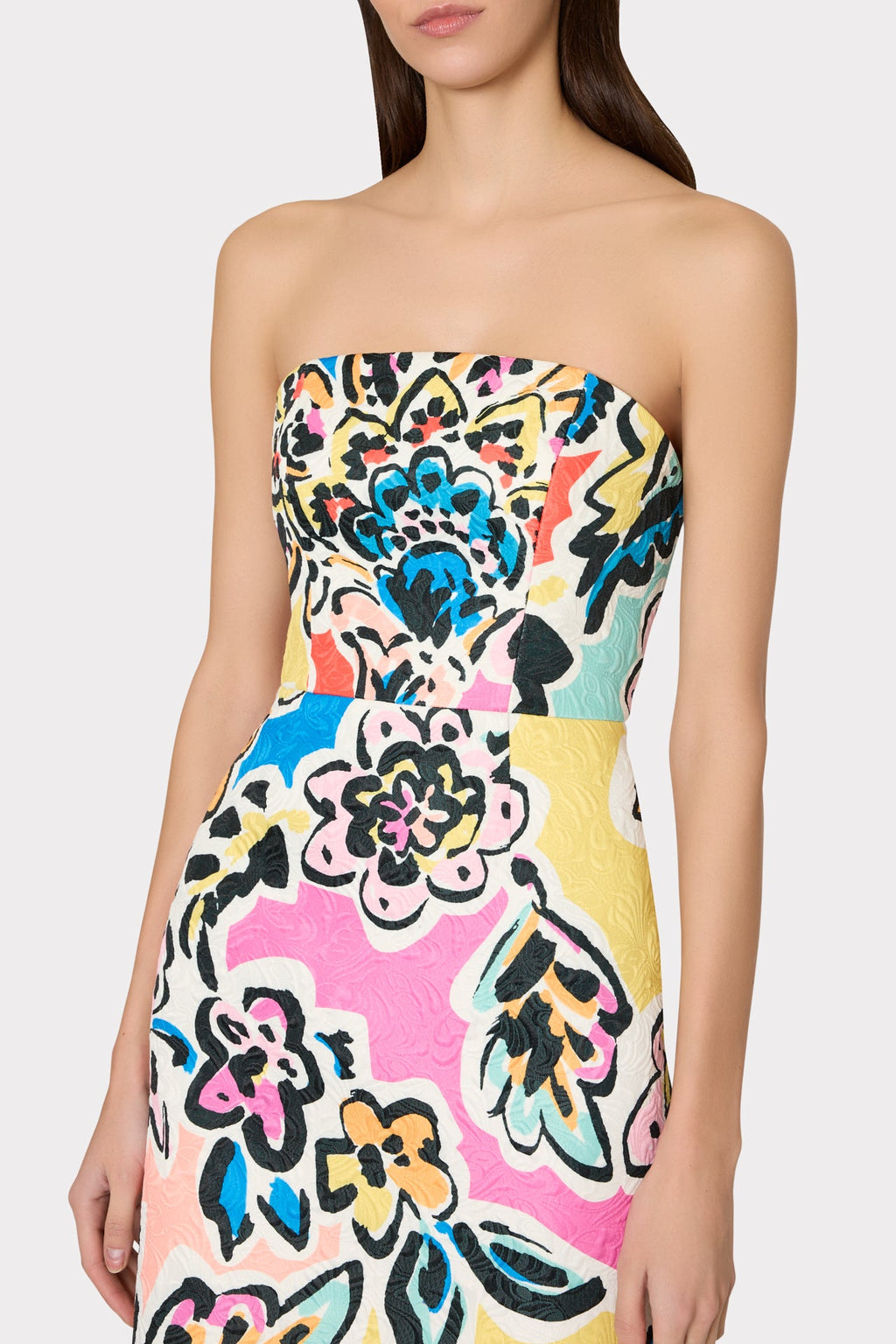 Orion Rainbow Oasis Jacquard Dress