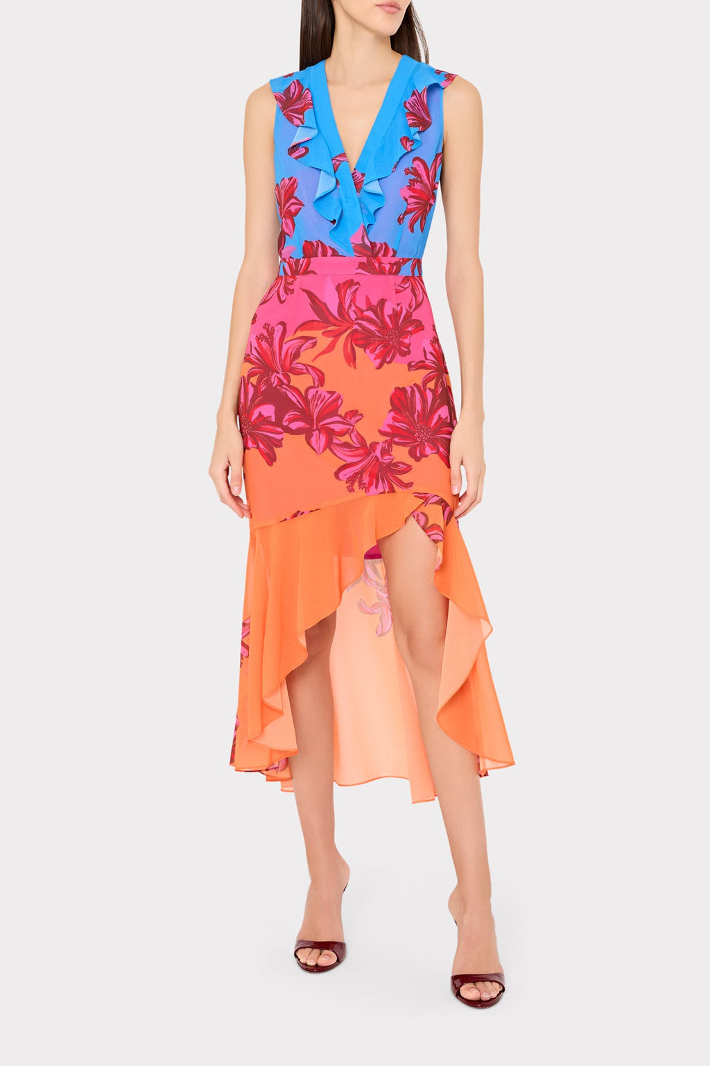 Nanci Printed Midi Dress