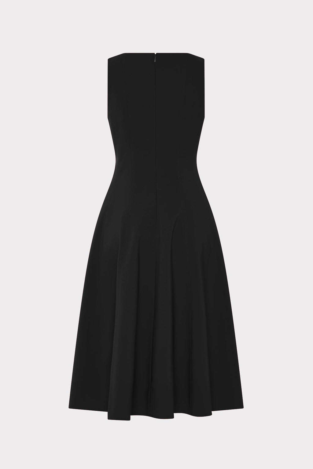 Linda Stretch Cady Midi Fit And Flare