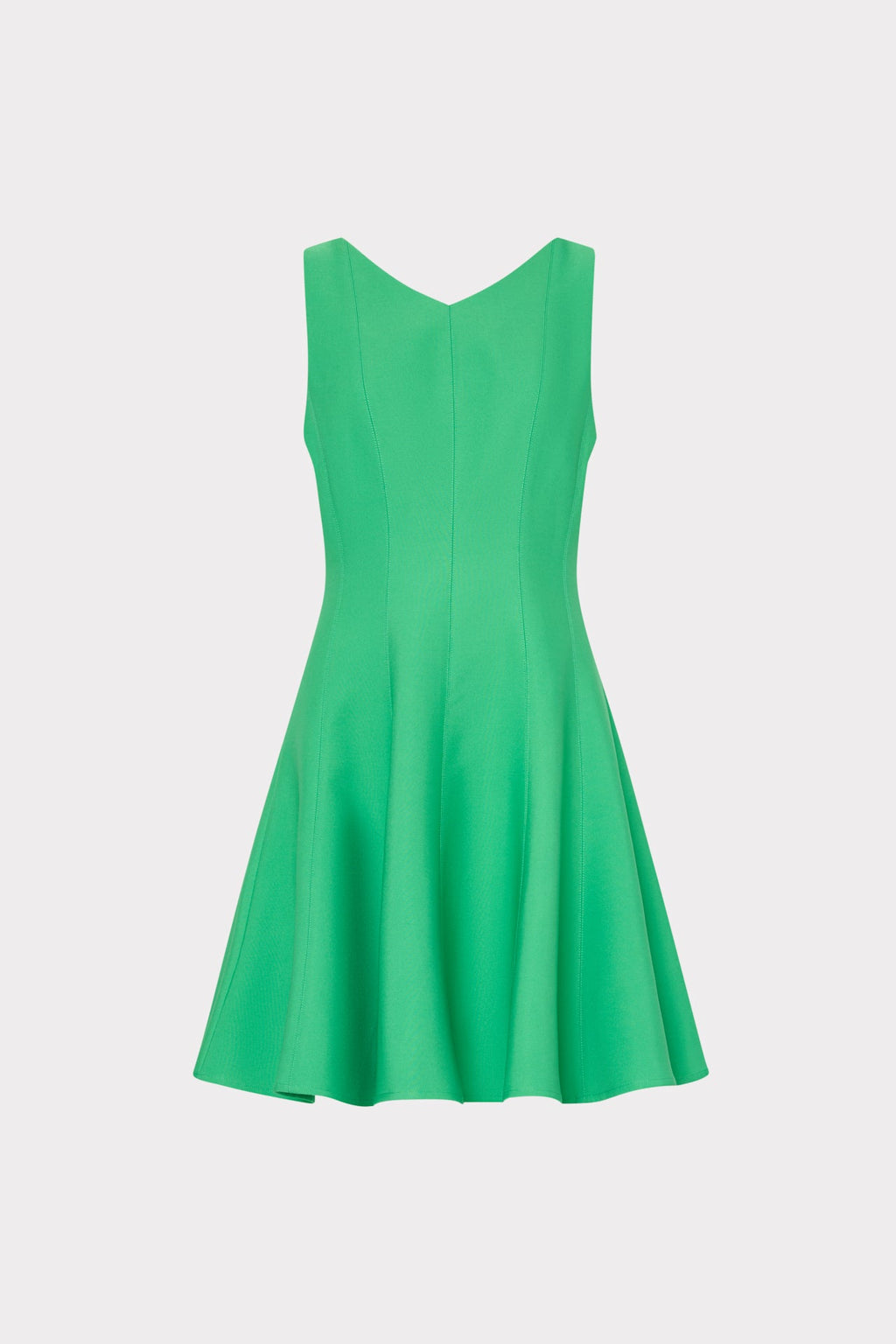 Sleeveless Stretch Cady Fit And Flare