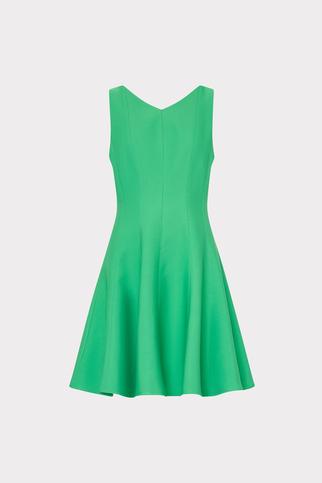 Sleeveless Stretch Cady Fit And Flare