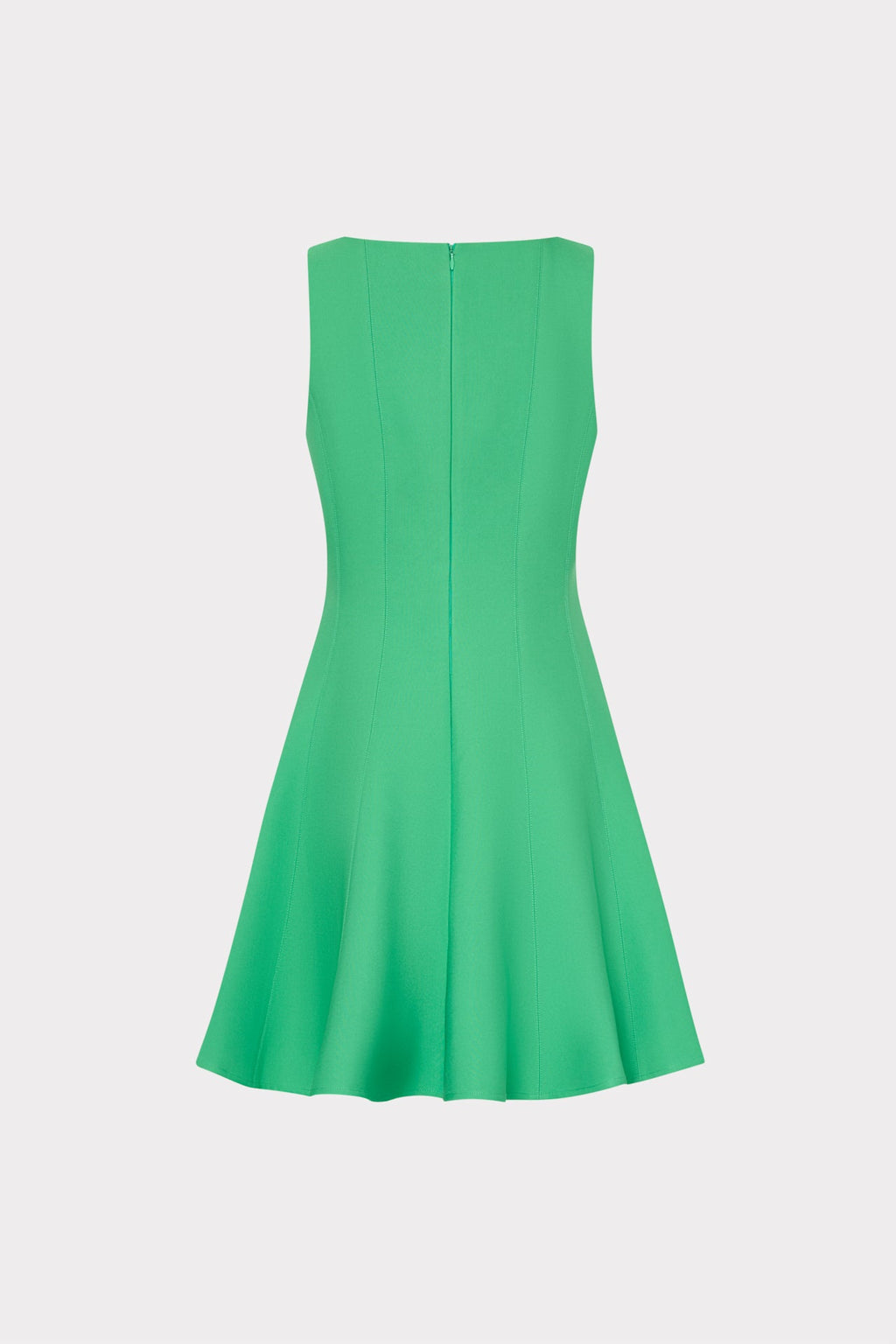 Sleeveless Stretch Cady Fit And Flare