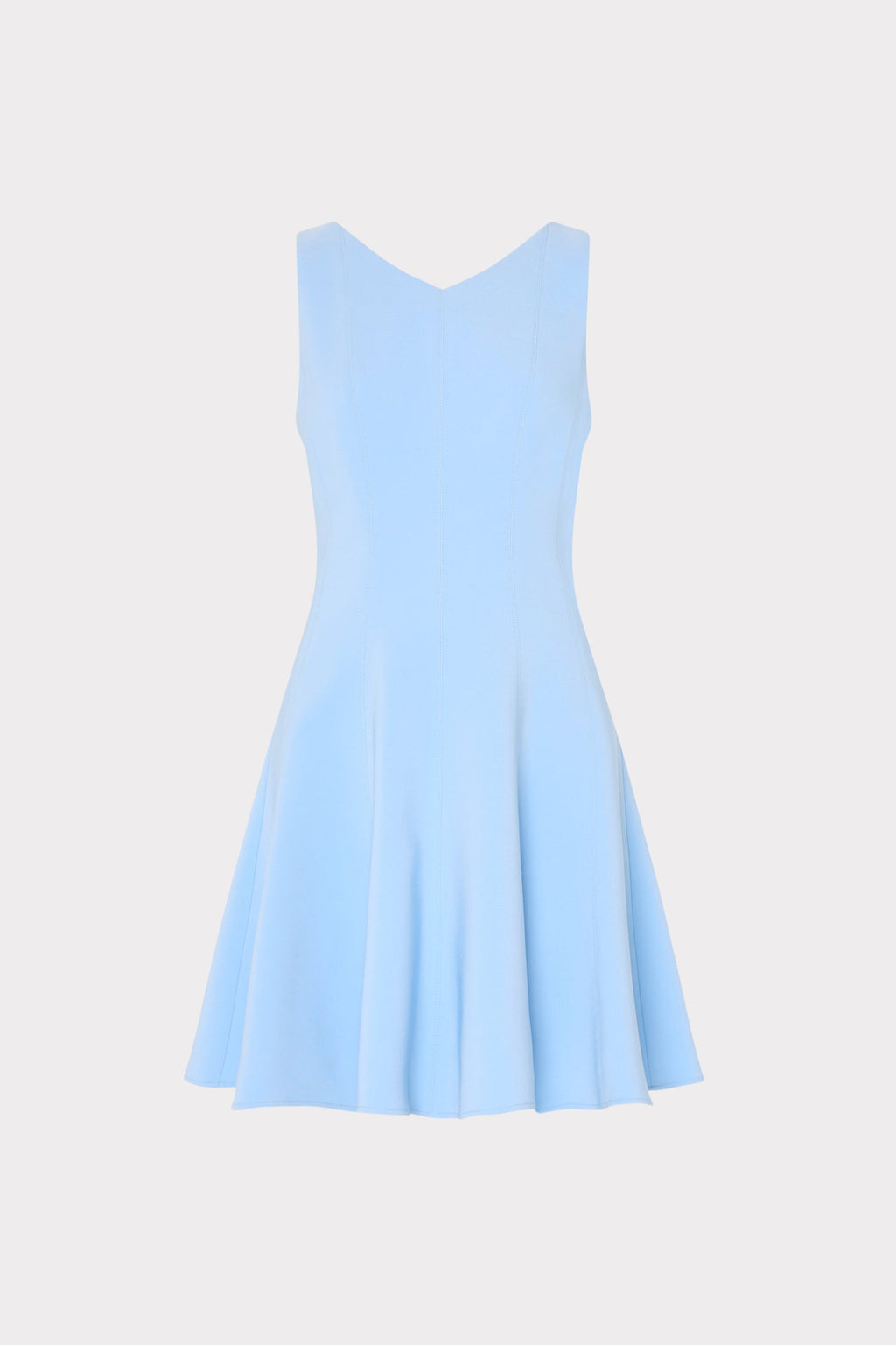 Sleeveless Stretch Cady Fit And Flare
