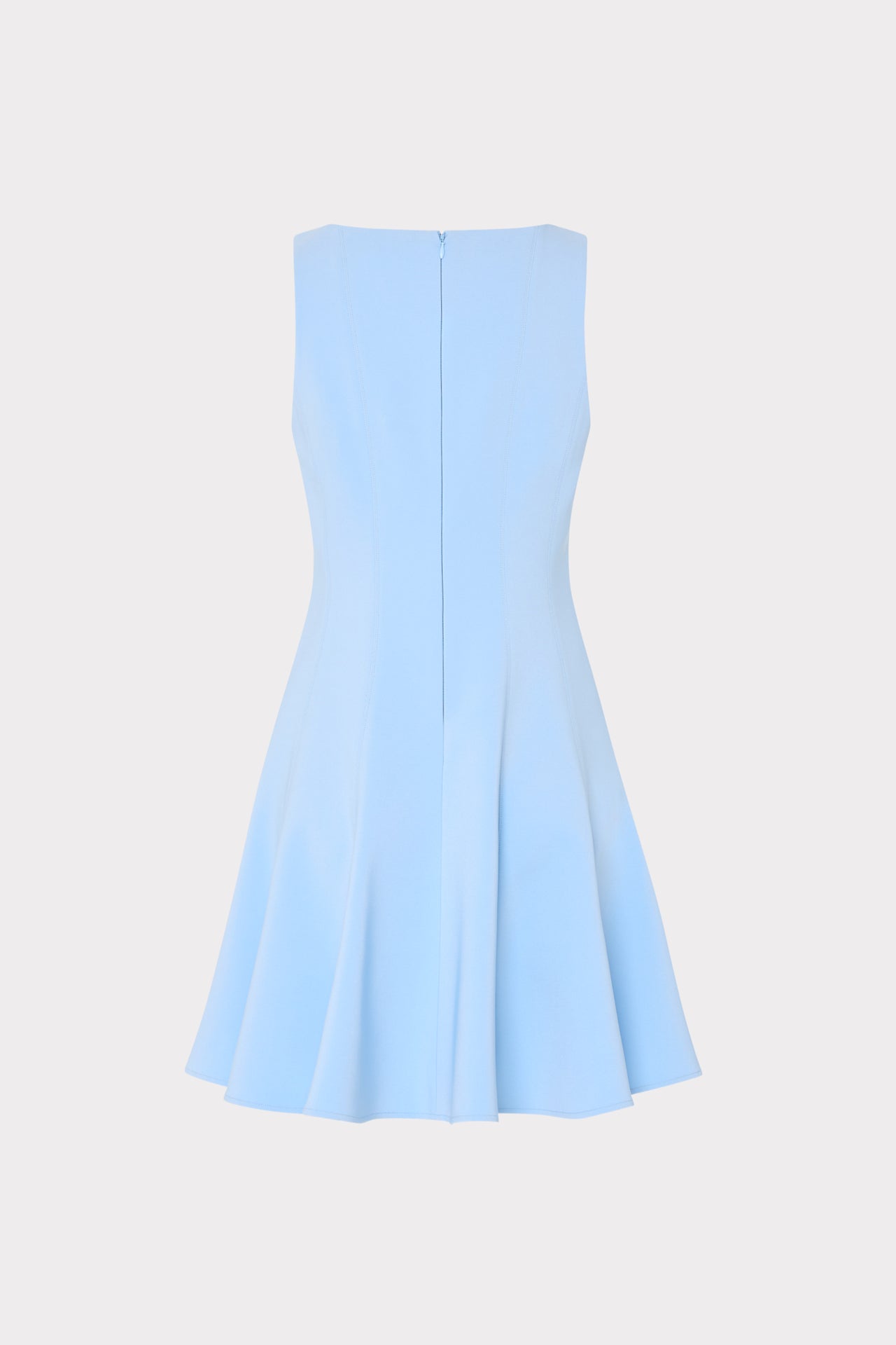 Sleeveless Stretch Cady Fit And Flare