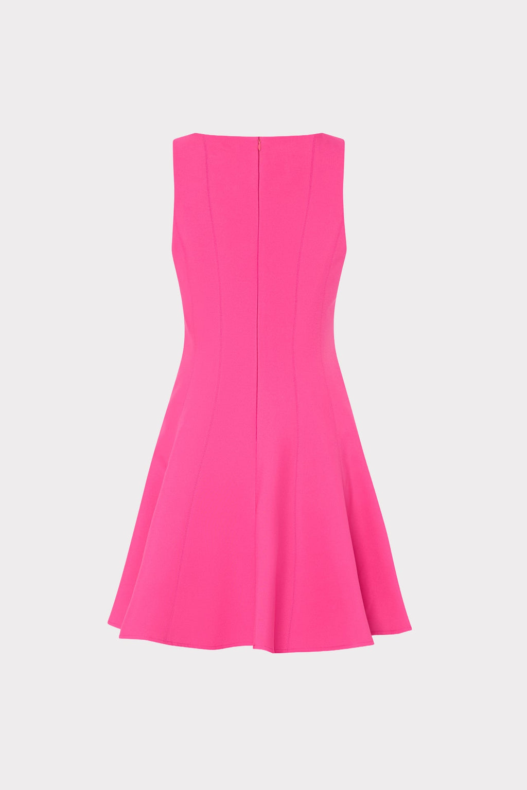 Sleeveless Stretch Cady Fit And Flare