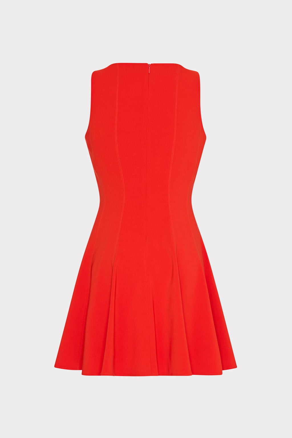Sleeveless Stretch Cady Fit And Flare