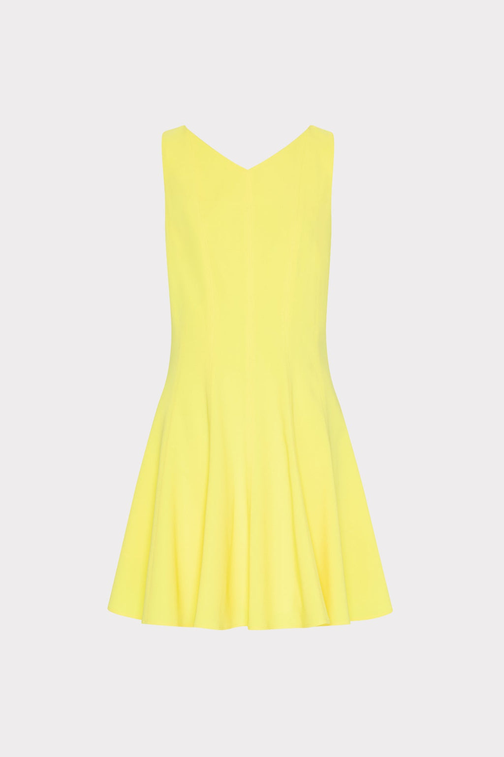 Sleeveless Stretch Cady Fit And Flare