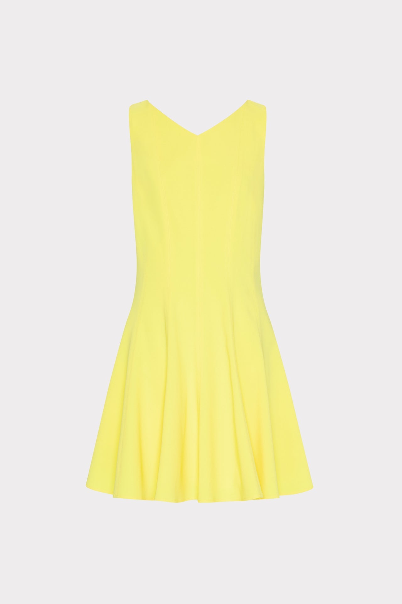 Sleeveless Stretch Cady Fit And Flare