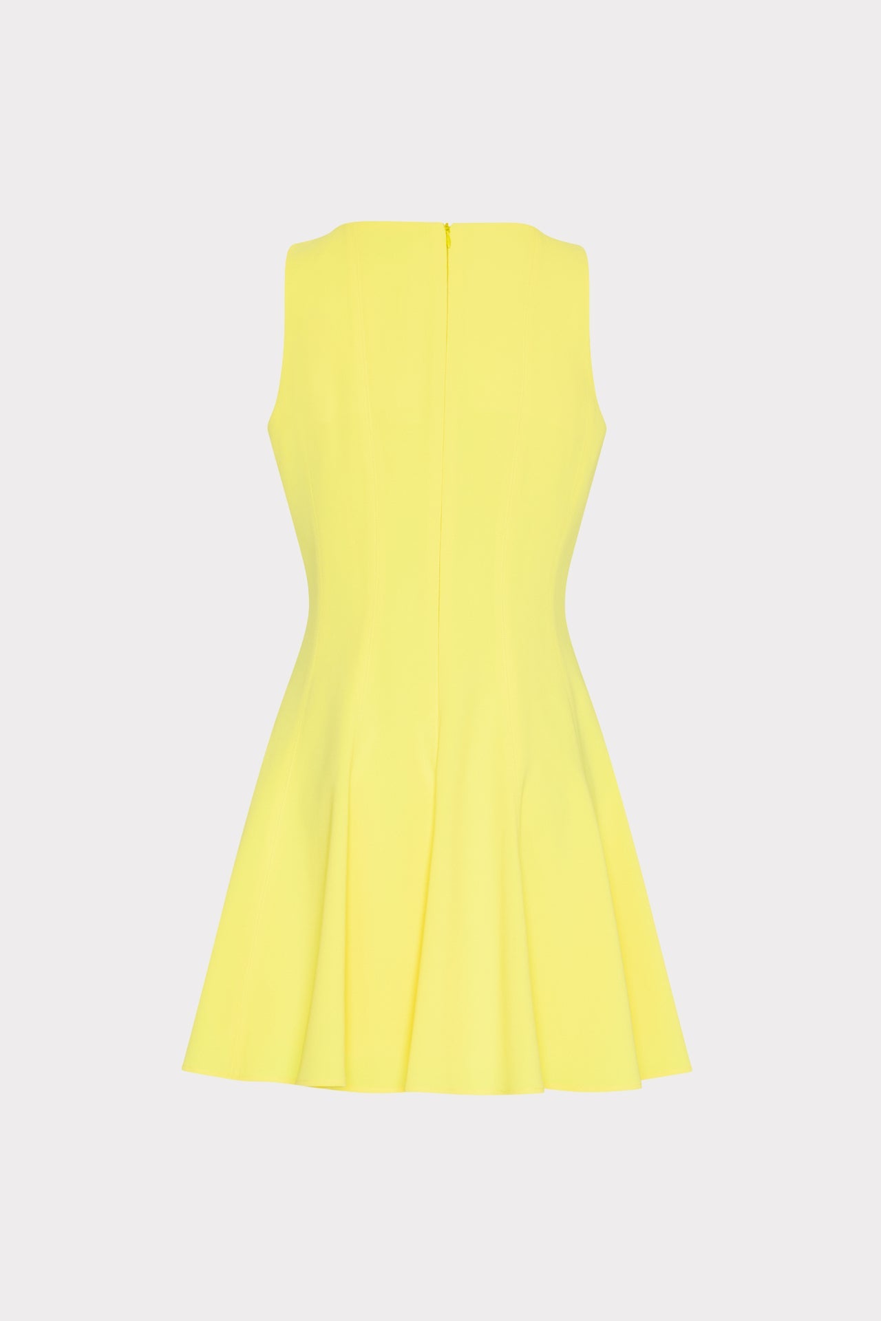 Sleeveless Stretch Cady Fit And Flare