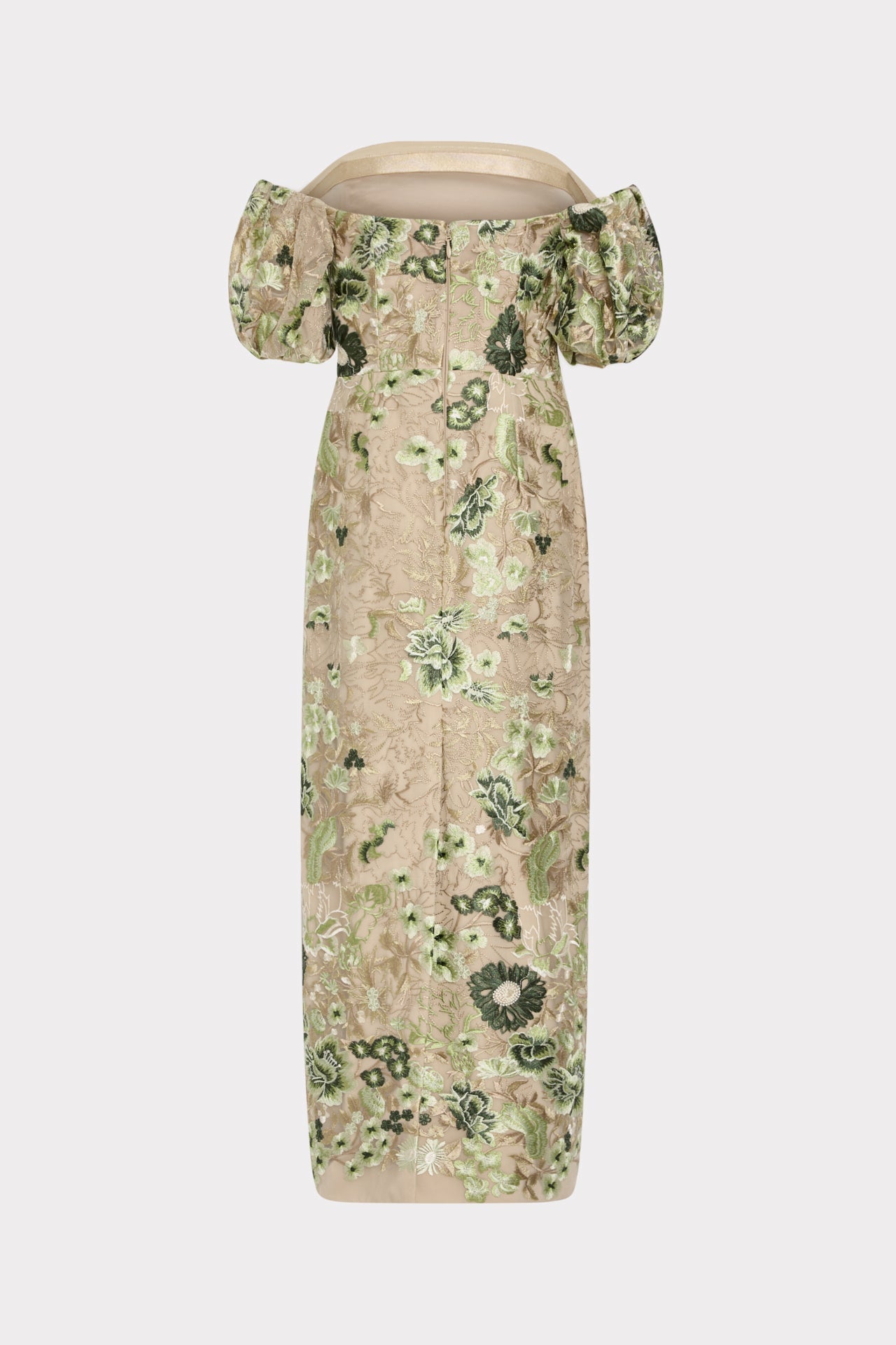 Nene Embroidered Mesh Dress