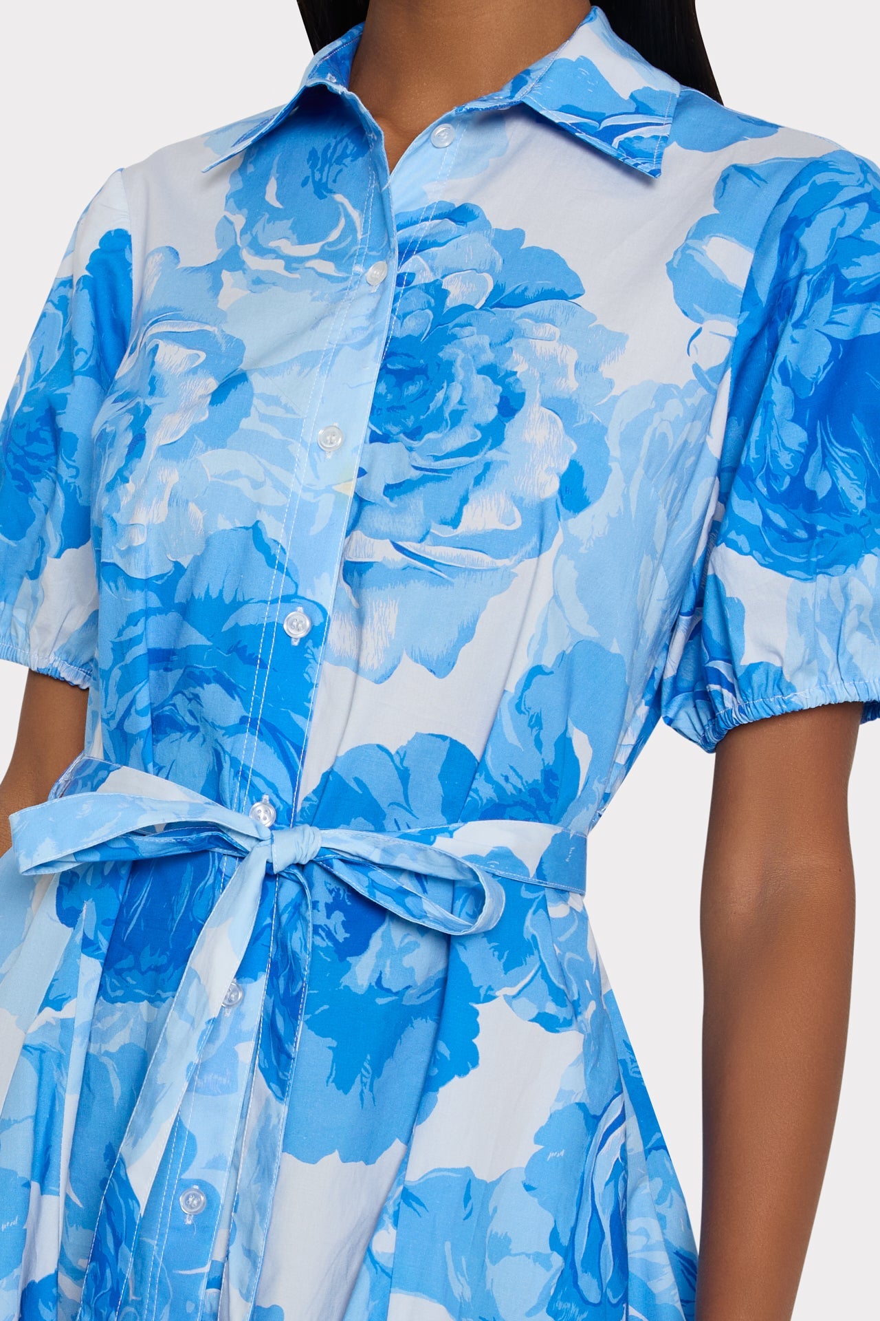 Juni Printed Poplin Dress