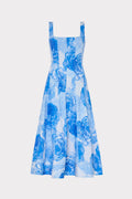 Nia Printed Poplin Dress