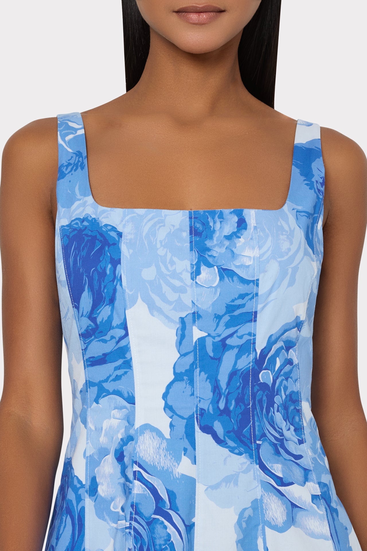Nia Printed Poplin Dress