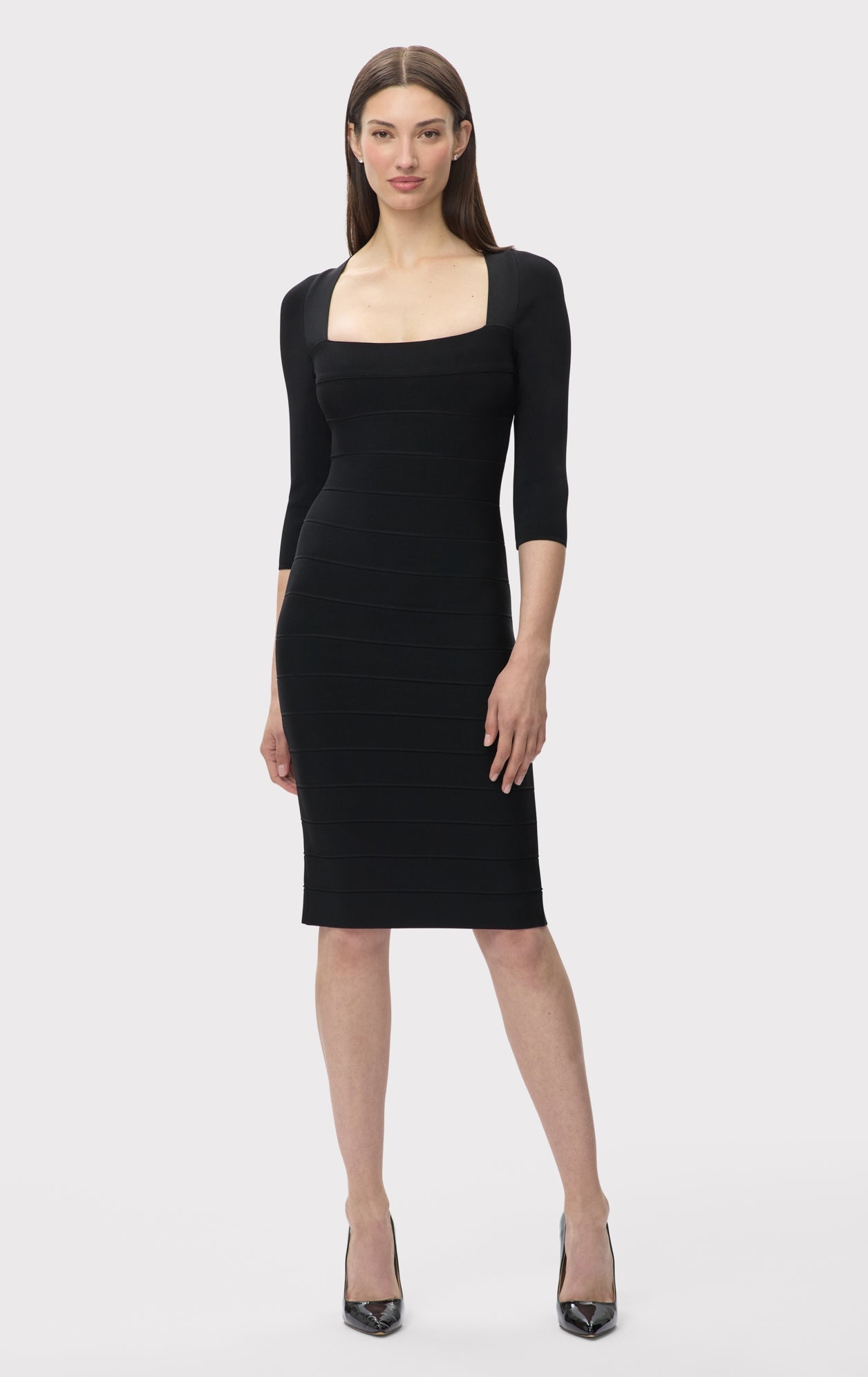 SQUARE NECK ICON DRESS