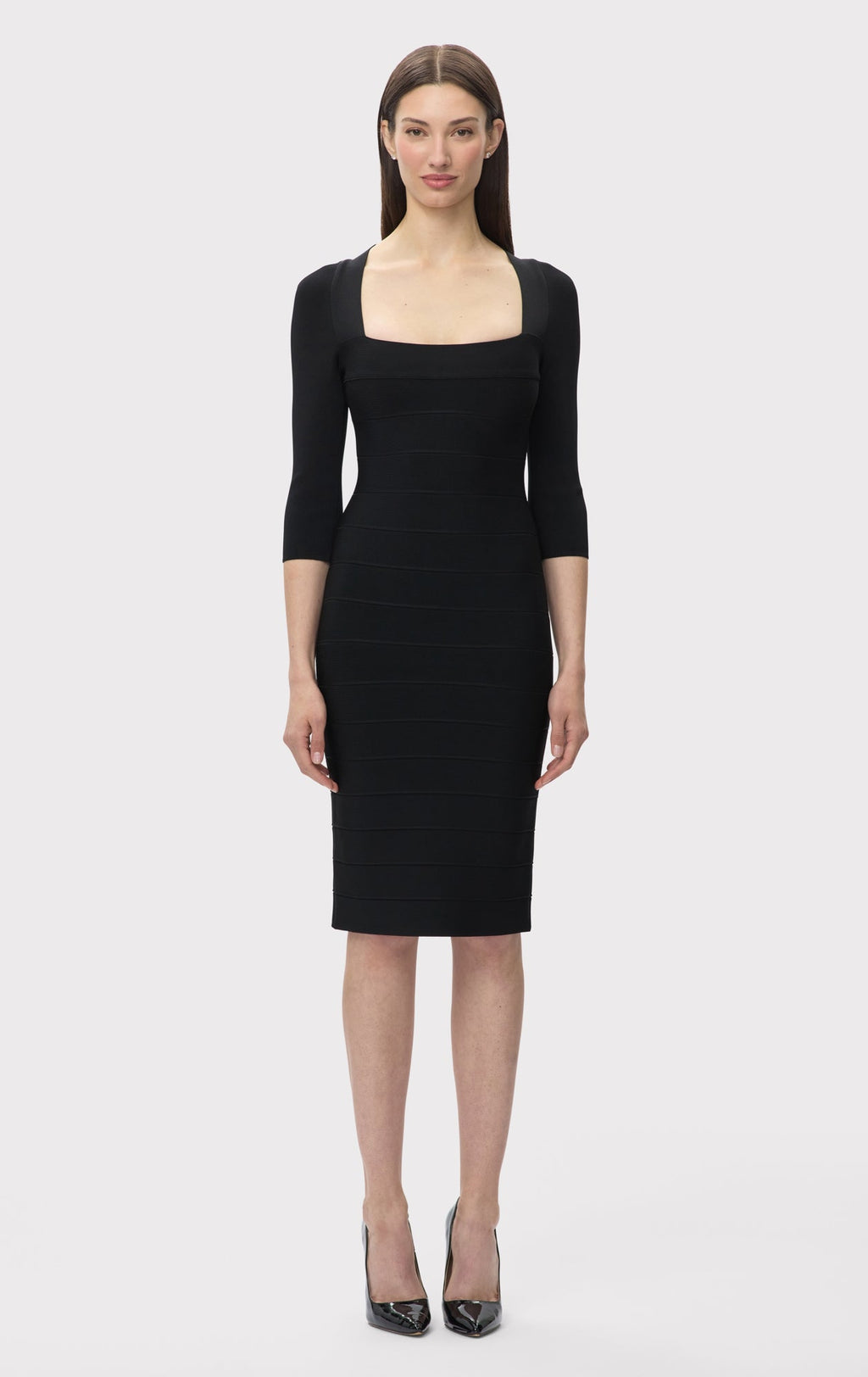SQUARE NECK ICON DRESS