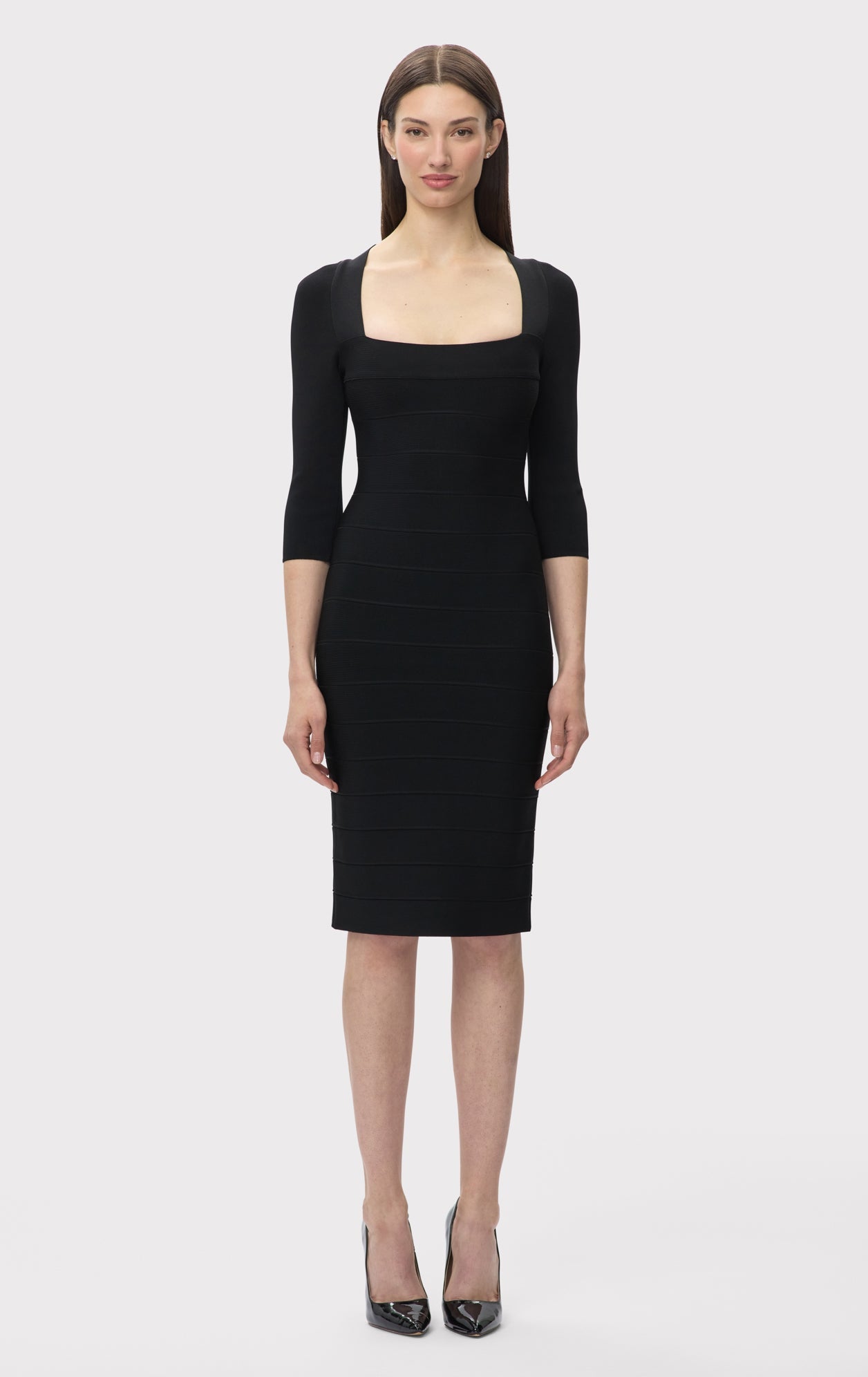 SQUARE NECK ICON DRESS