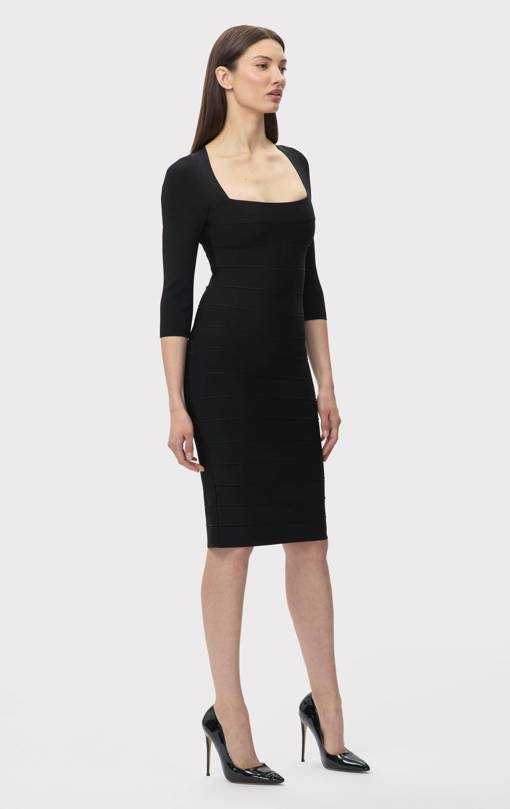 SQUARE NECK ICON DRESS