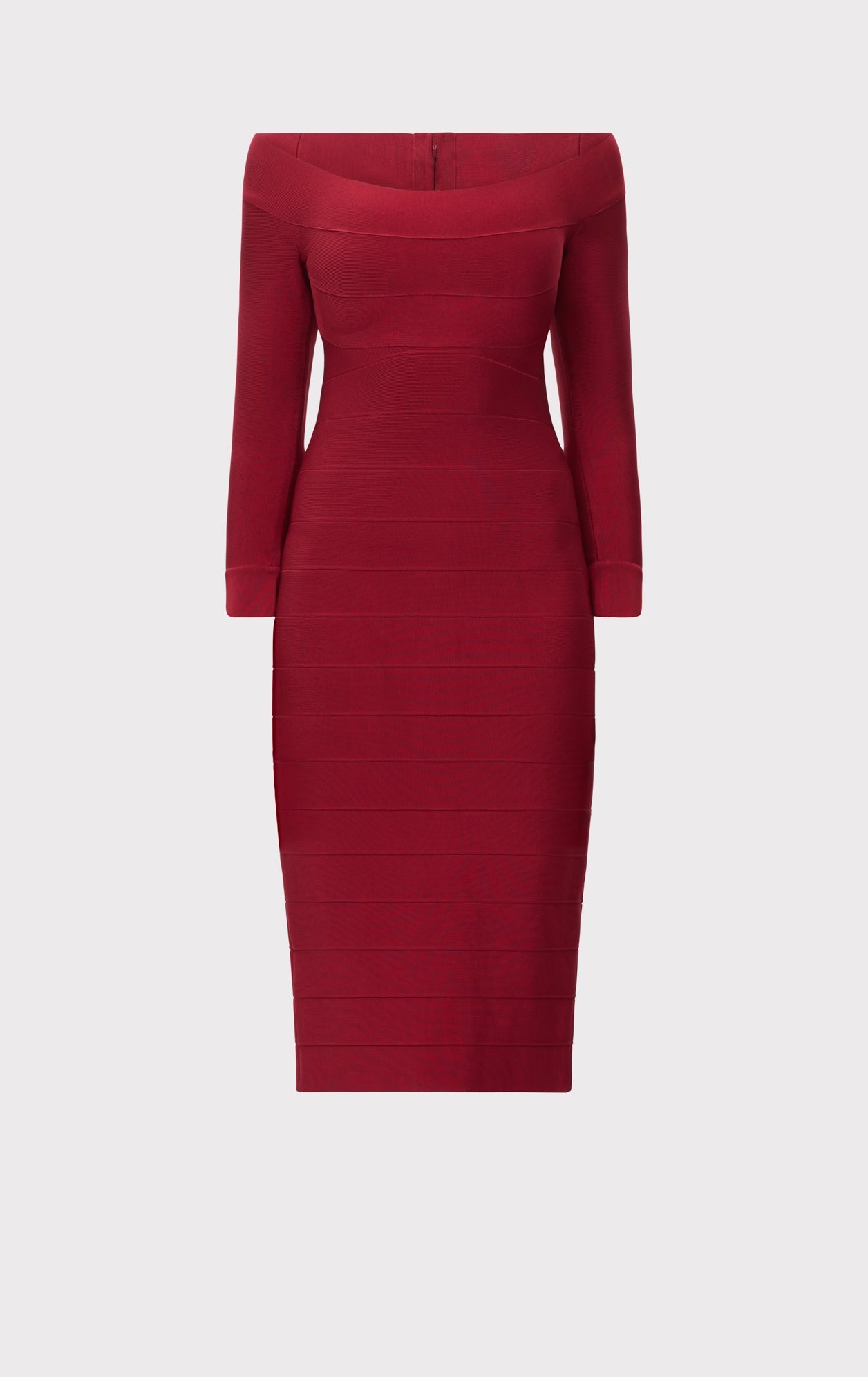 ICON SCOOP NECK MIDI DRESS
