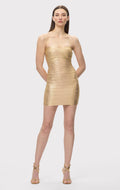 THE METALLIC ISLA DRESS