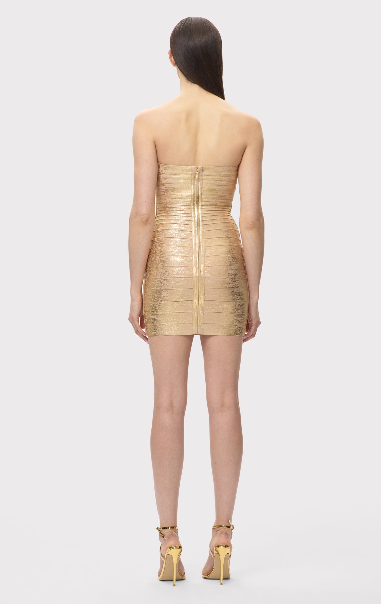 THE METALLIC ISLA DRESS