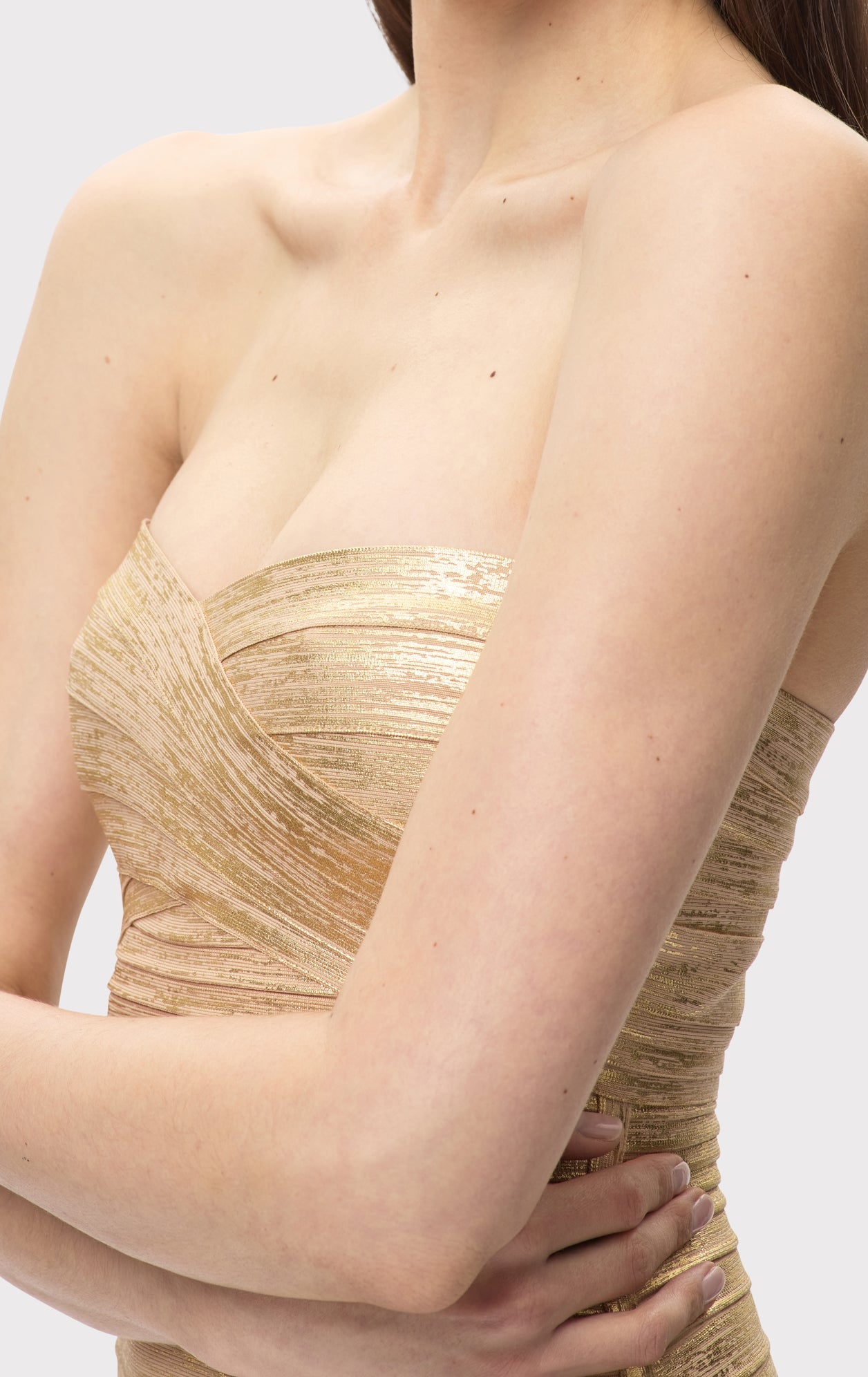 THE METALLIC ISLA DRESS