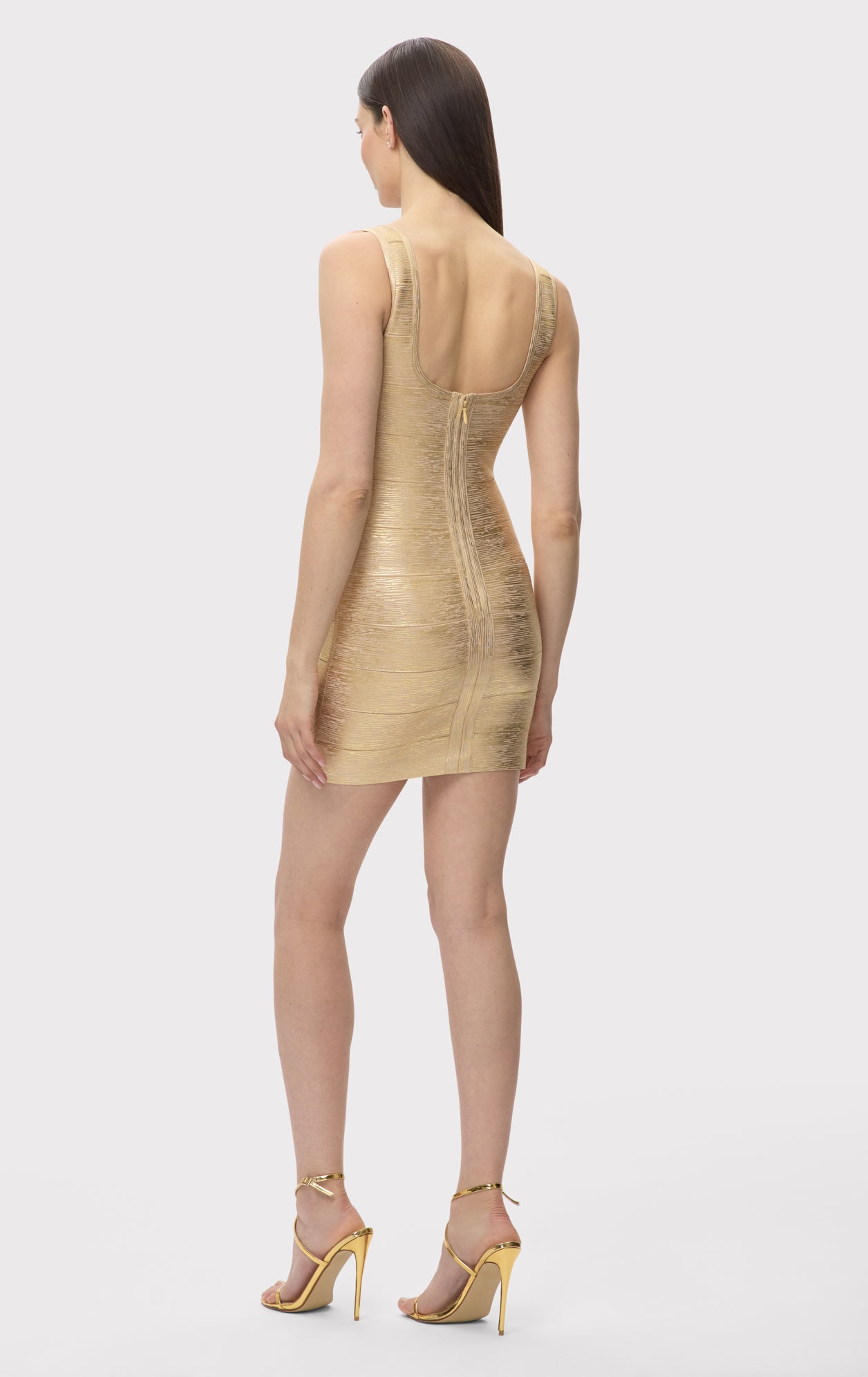 THE METALLIC GABRIELLA DRESS