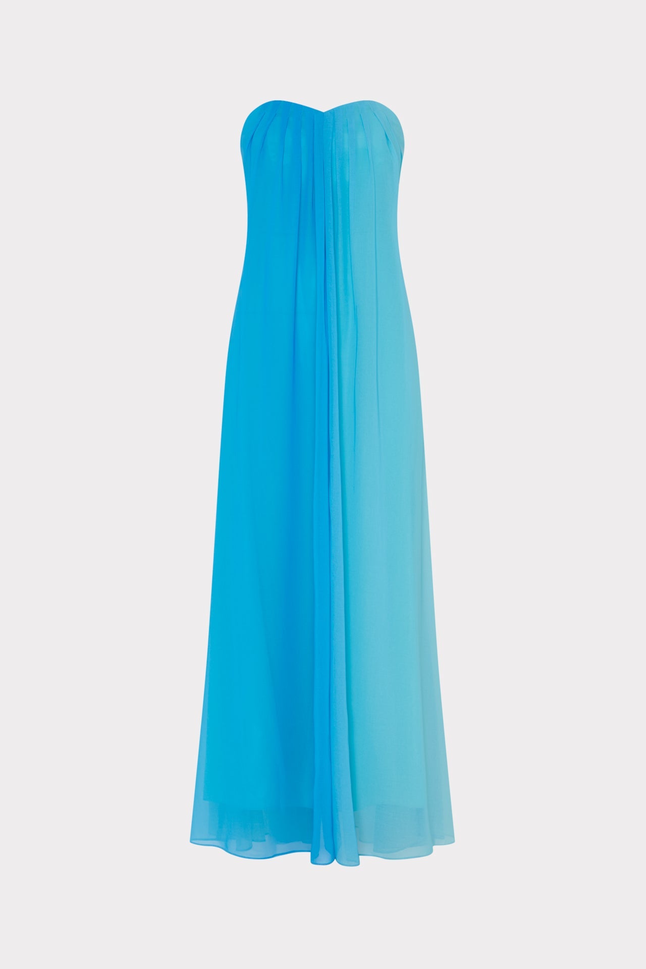 Sunset Stripe Strapless Dress