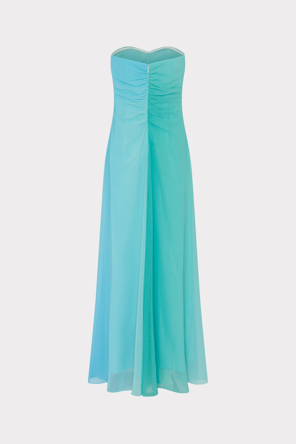 Sunset Stripe Strapless Dress