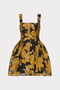 Erin Sleeveless Brocade Mini Dress