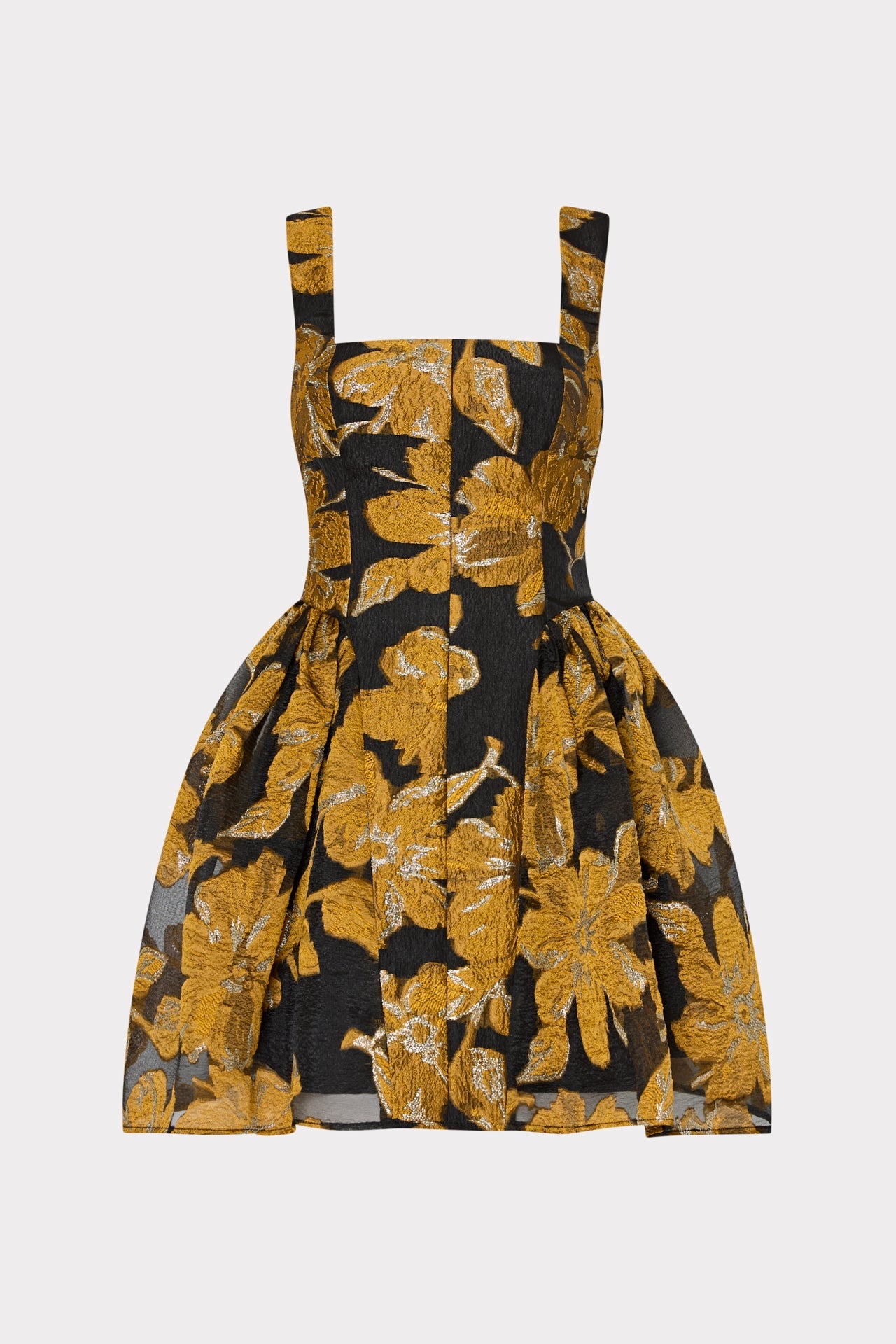 Erin Sleeveless Brocade Mini Dress