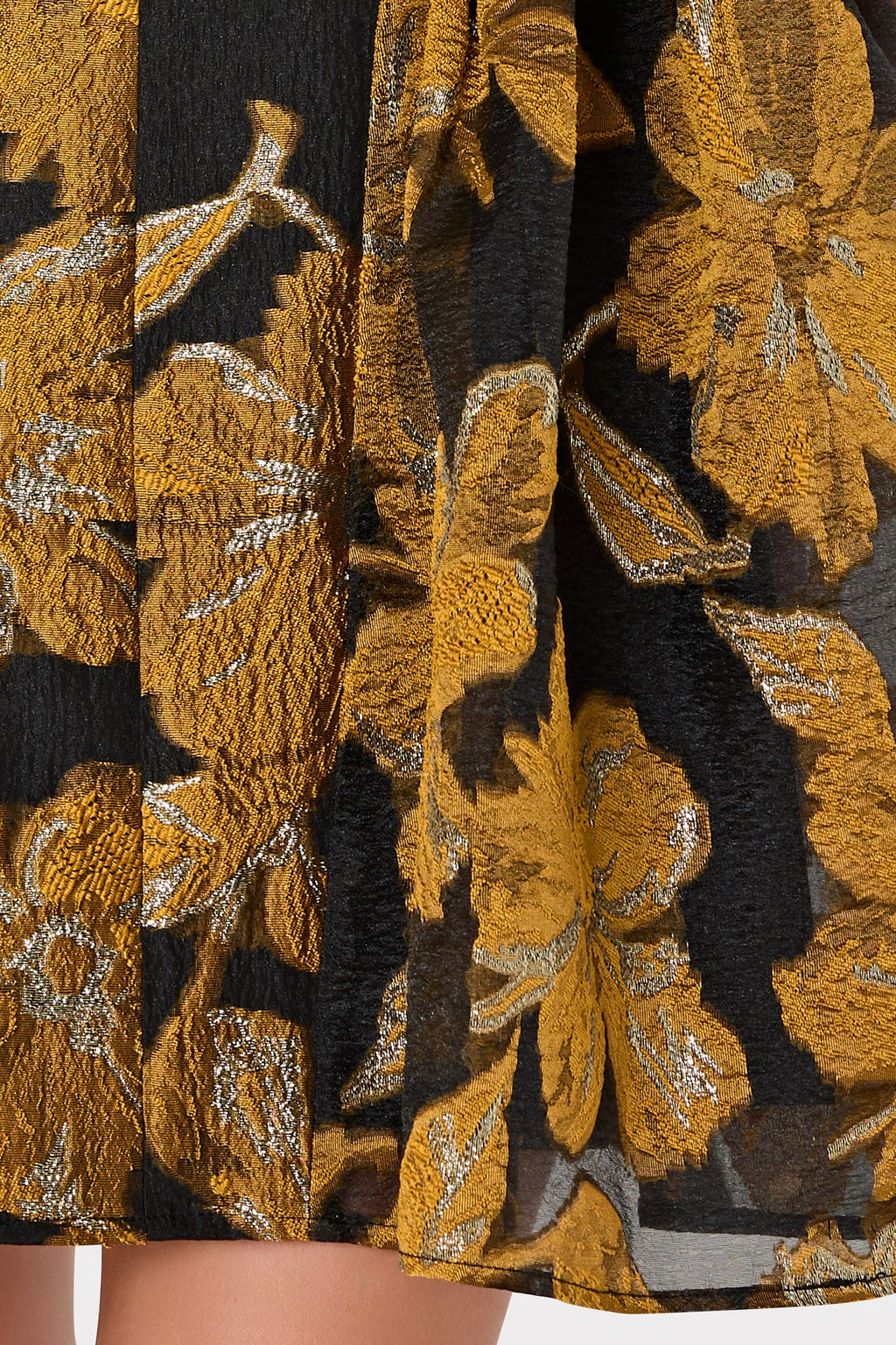Erin Sleeveless Brocade Mini Dress