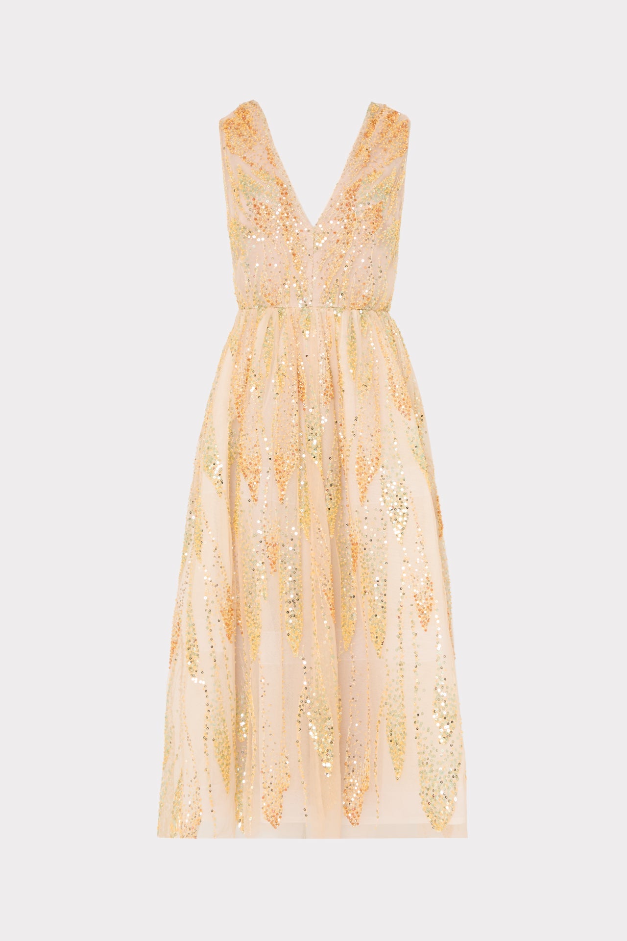 Tinsley Tulle Sequin Embroidered Dress