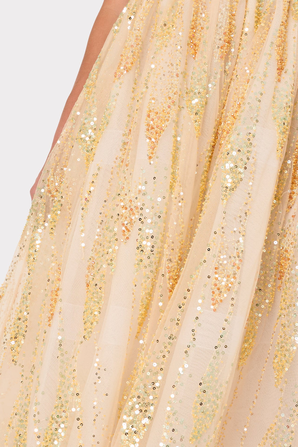 Tinsley Tulle Sequin Embroidered Dress