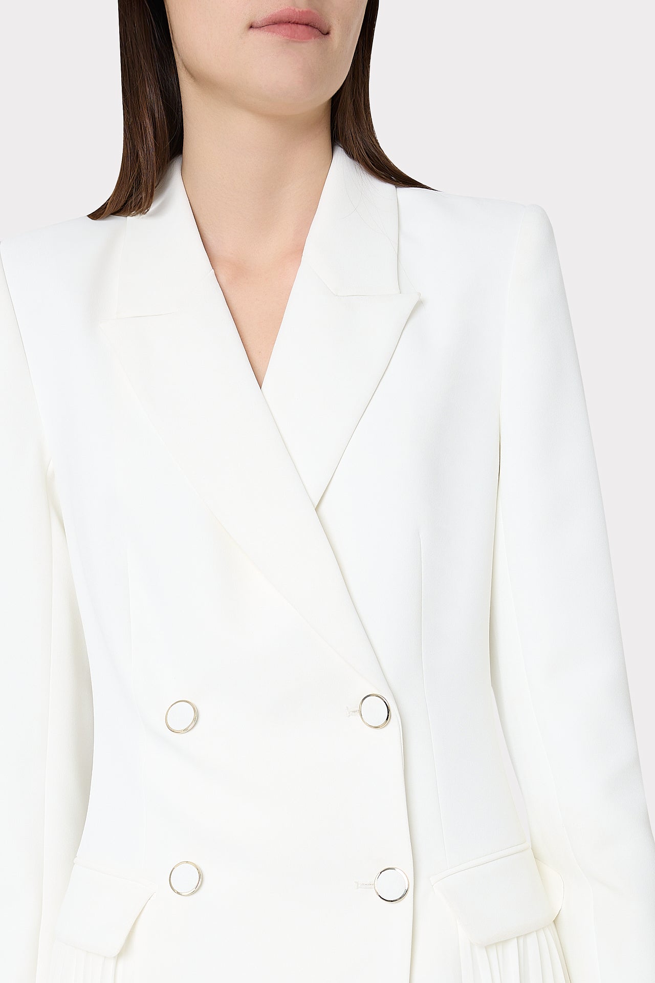 Noora Pleated Blazer Dress