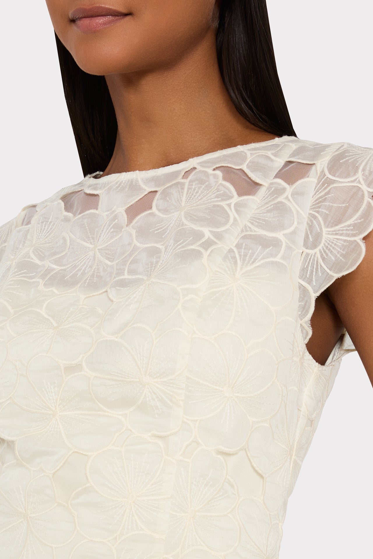 Myla Embroidered Mini Dress