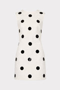 Ivette Polka Dot Pailette Mini Dress