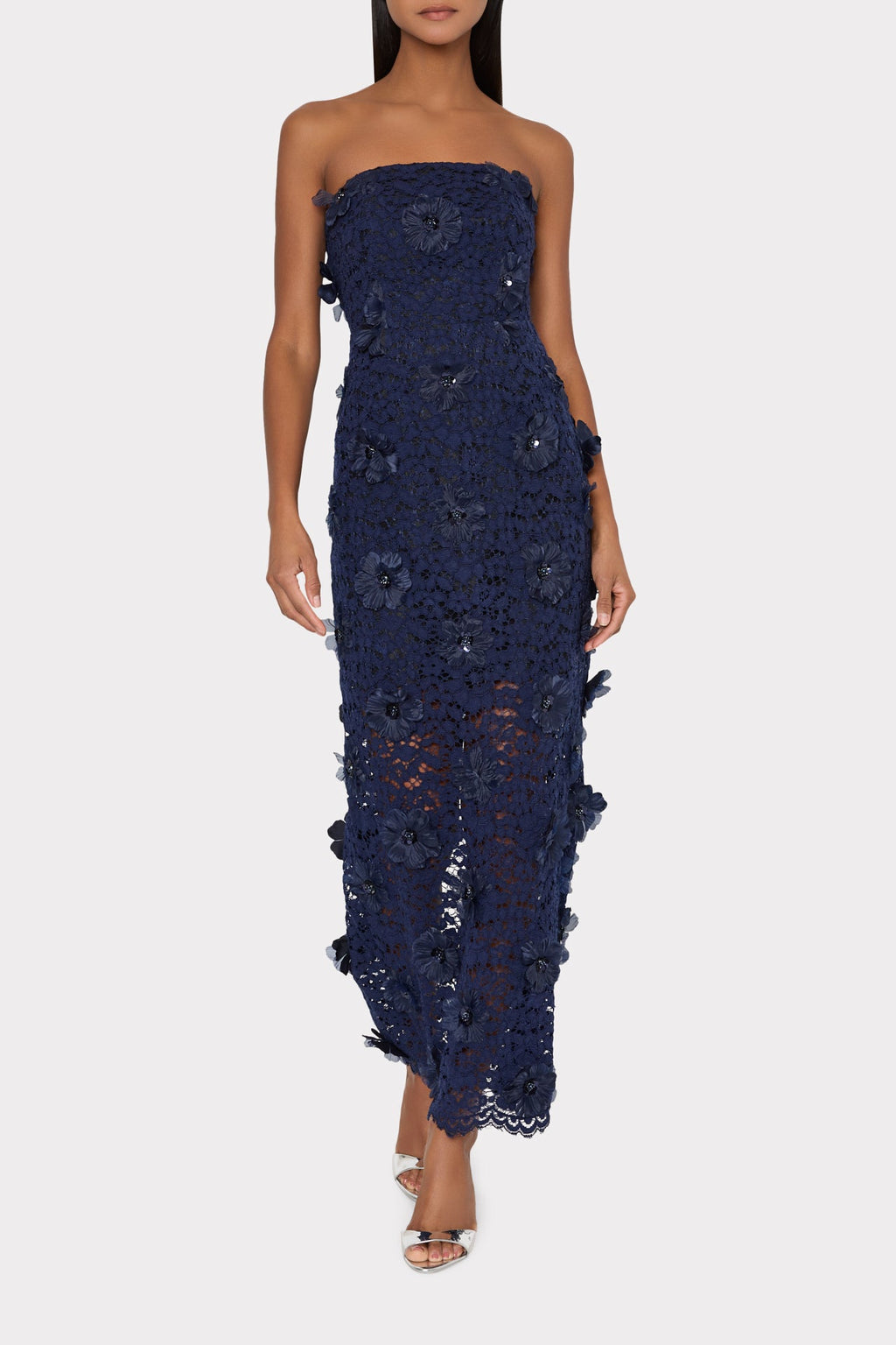Kait Floral Sequin Dress