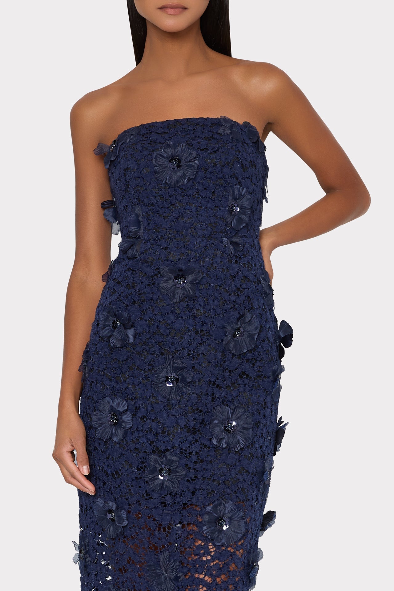 Kait Floral Sequin Dress