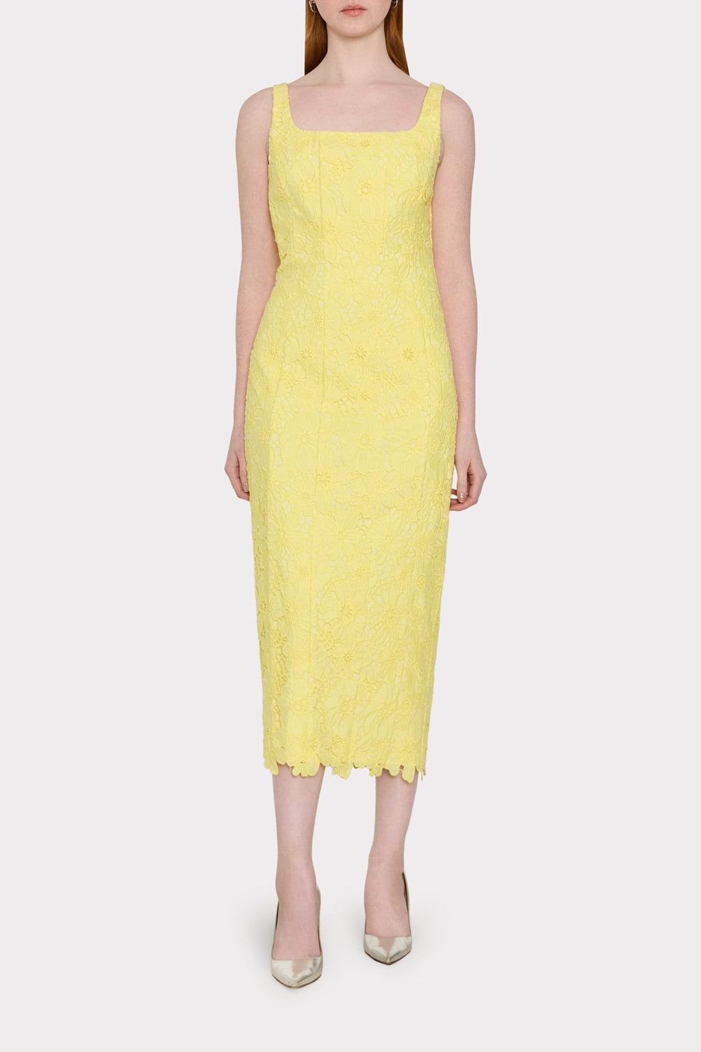 Izel Lace Midi Dress