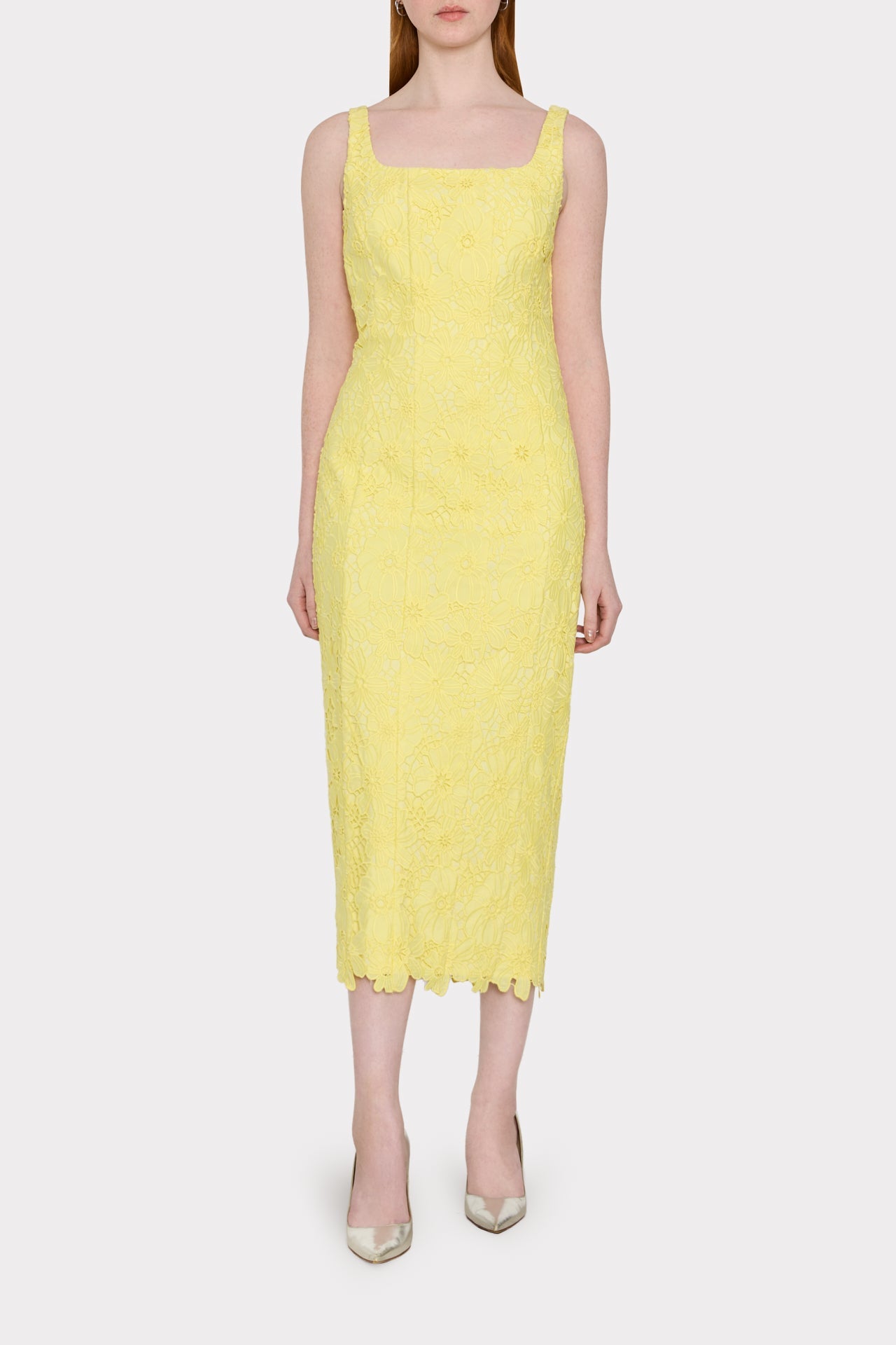 Izel Lace Midi Dress