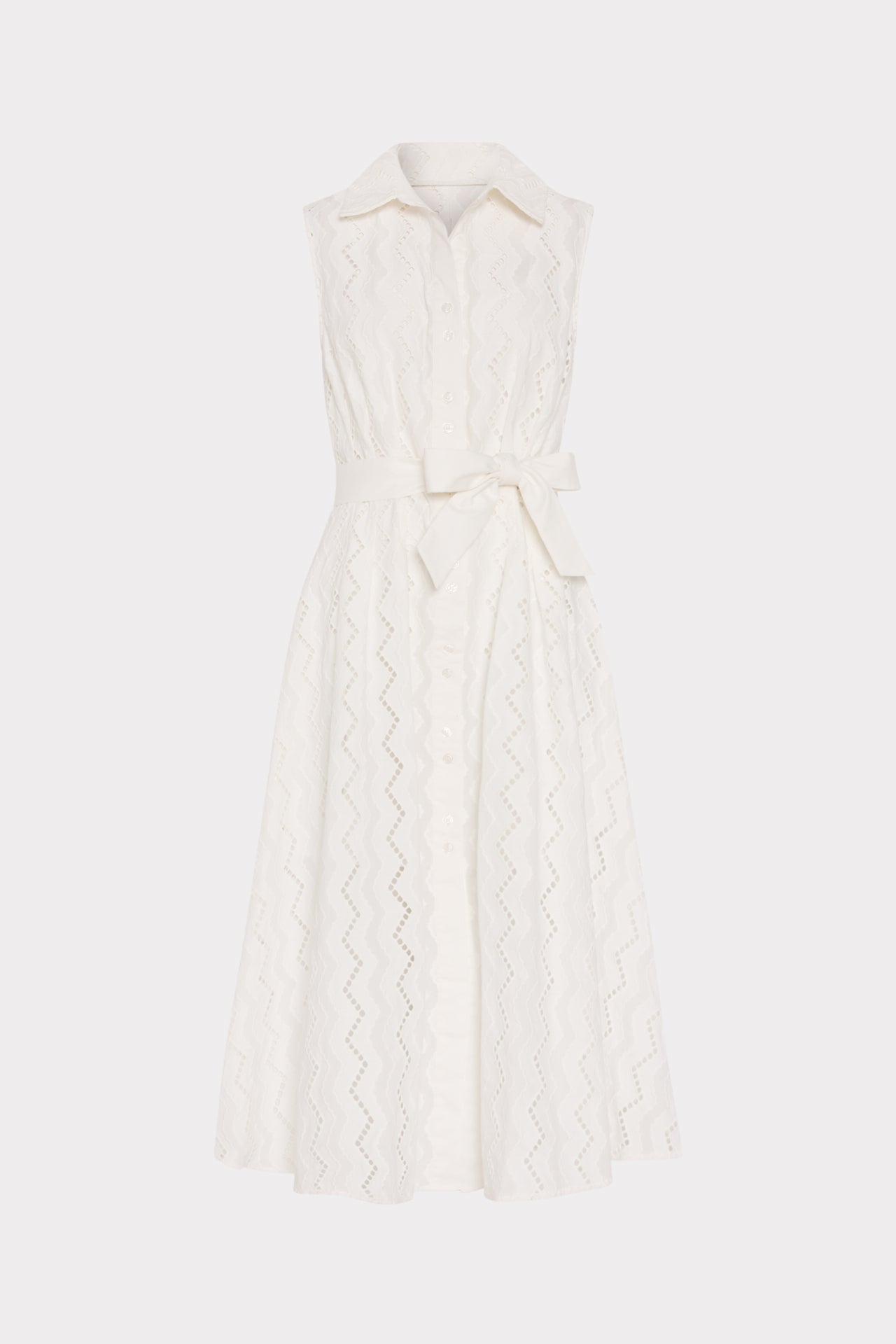 Leya Eyelet Midi Dress