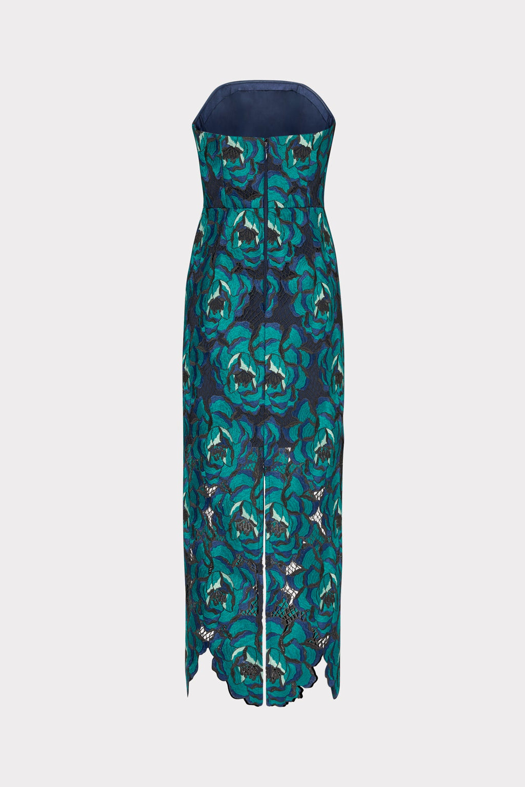 Kait Blue Bloom Midi Dress