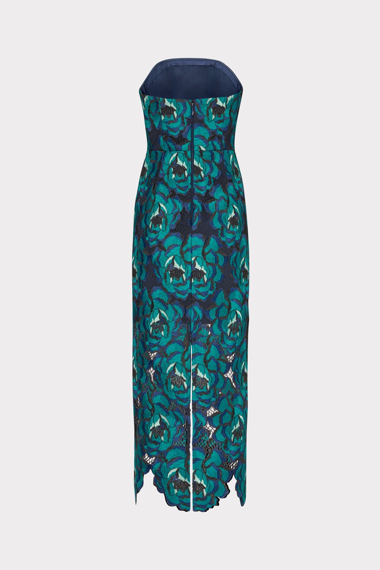 Kait Blue Bloom Midi Dress