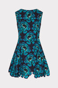 Blue Blossom Mini Dress