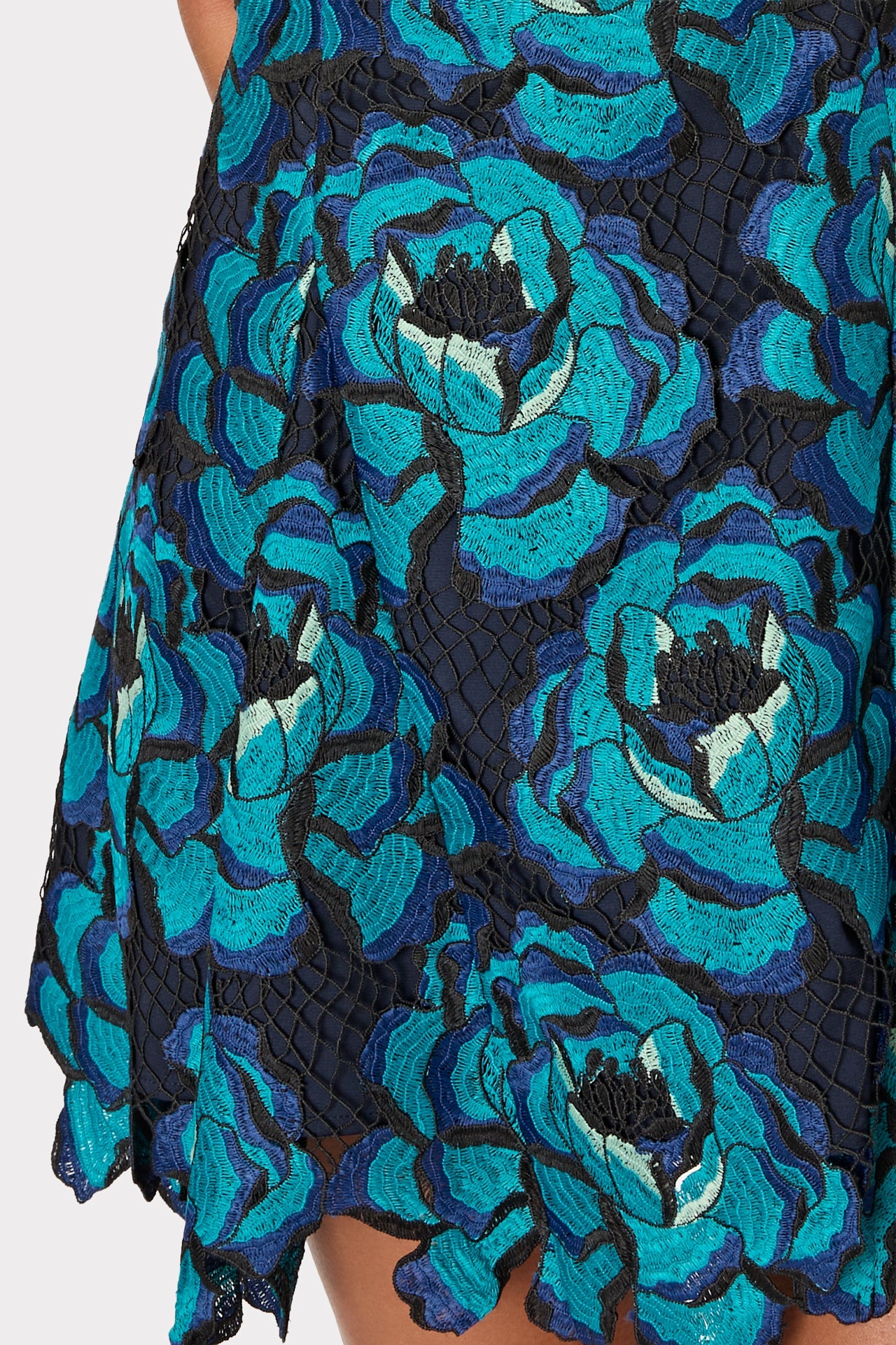 Blue Blossom Mini Dress