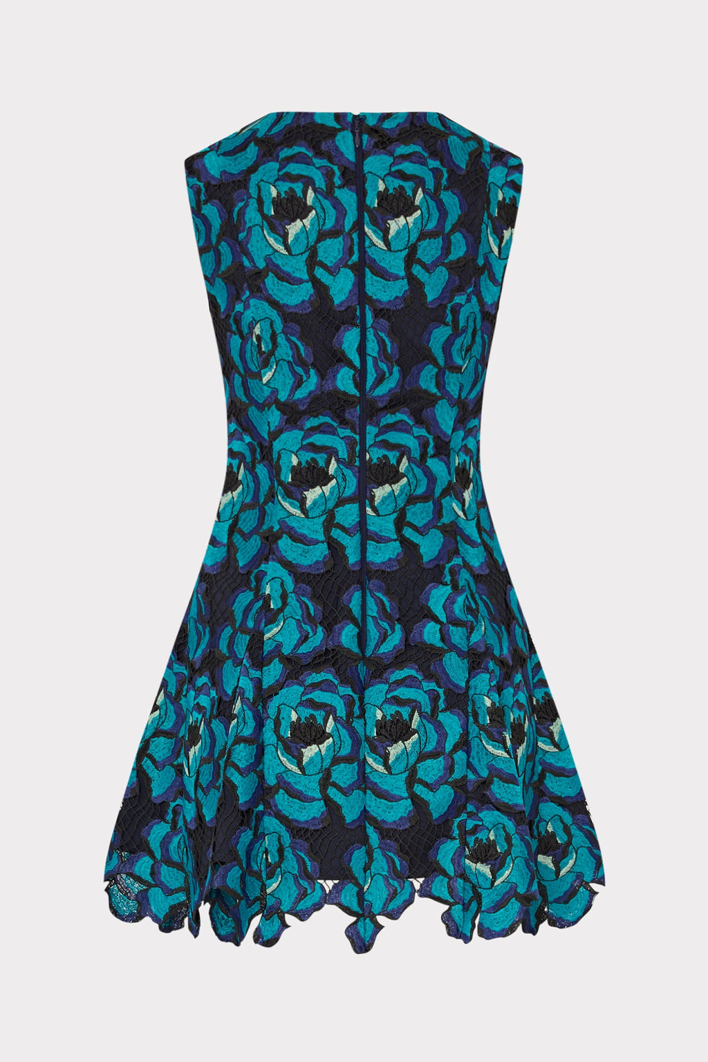 Blue Blossom Mini Dress