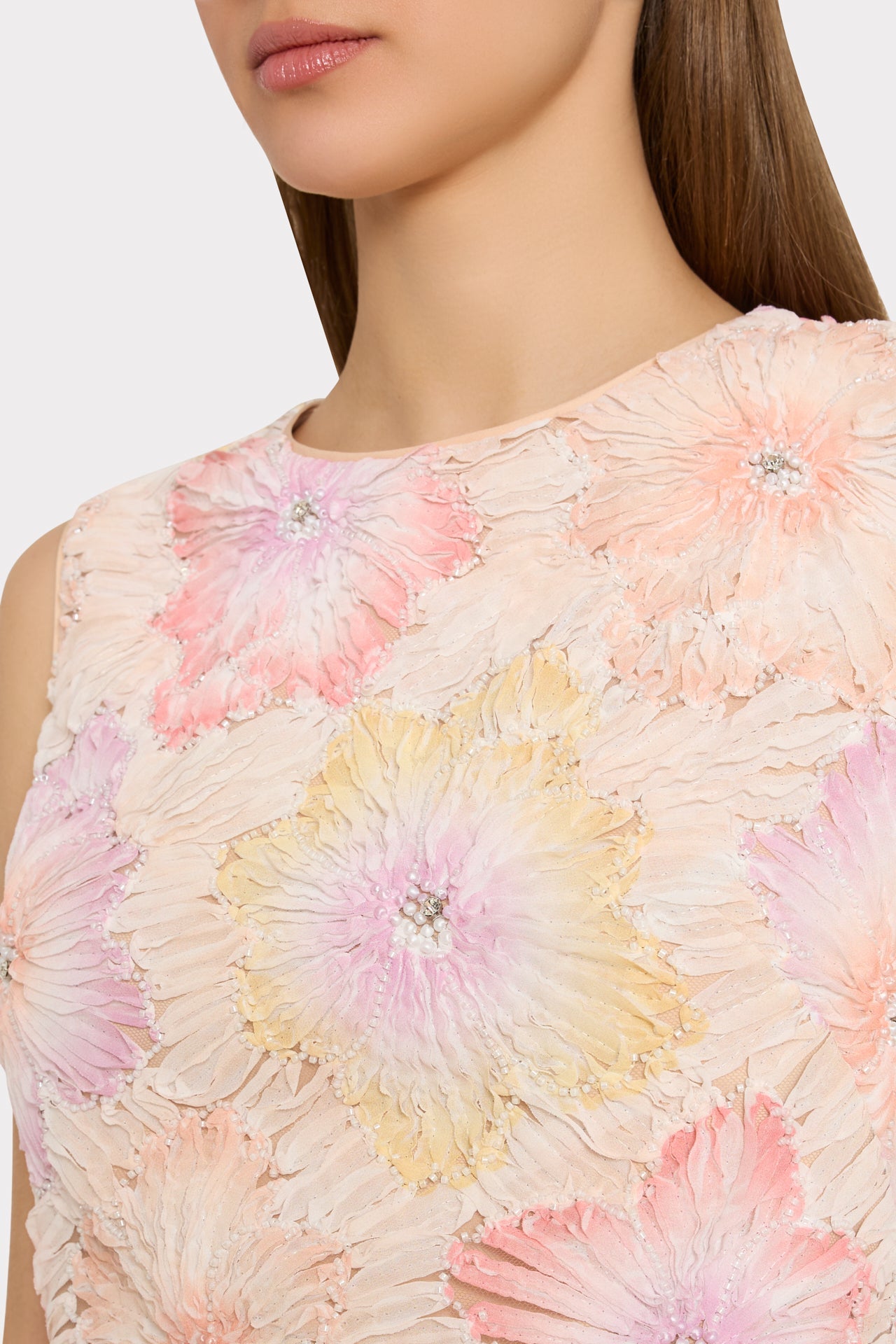 Ivette Floral Embroidered Dress