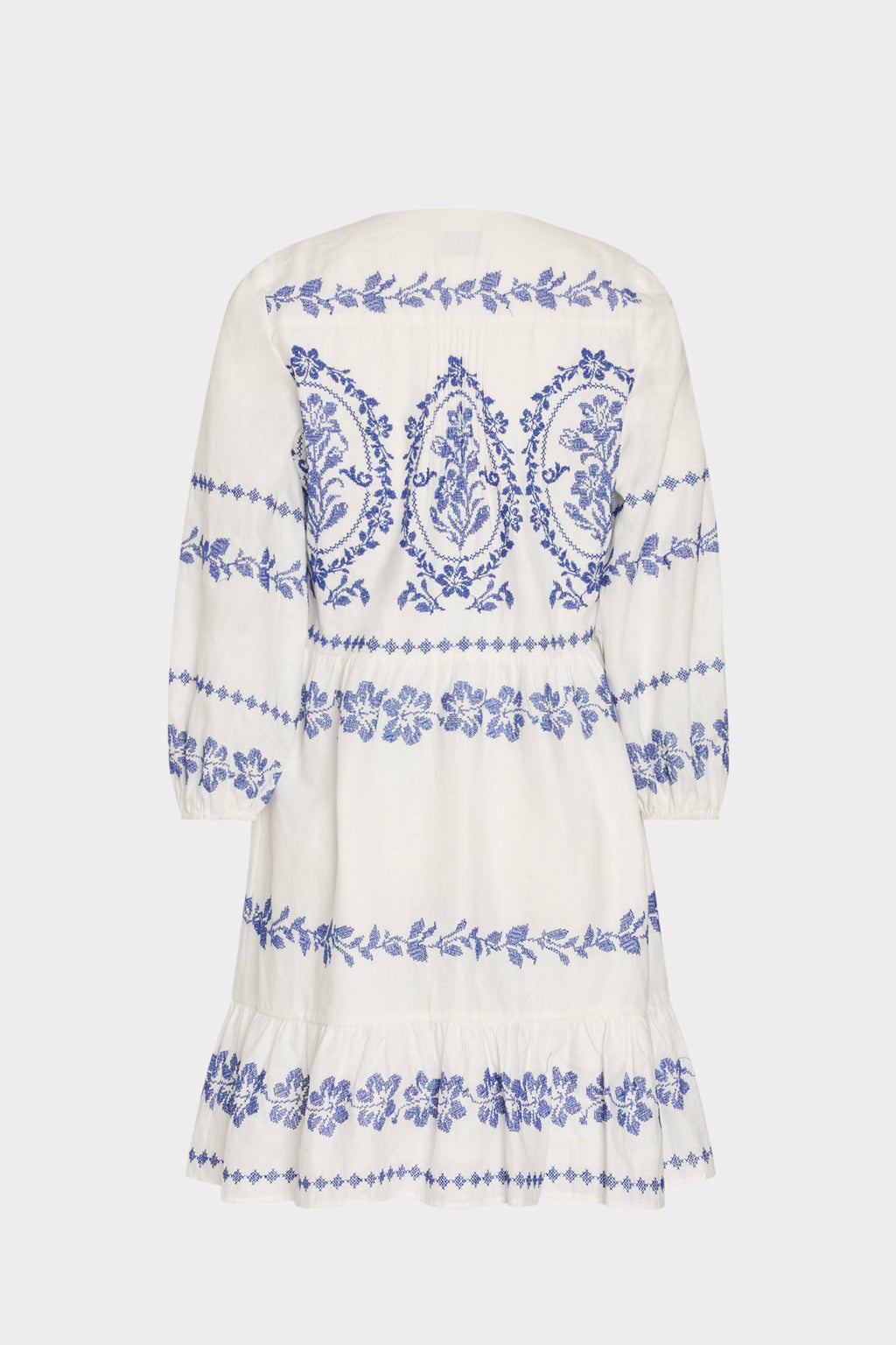 Lene Embroidered Mini Dress